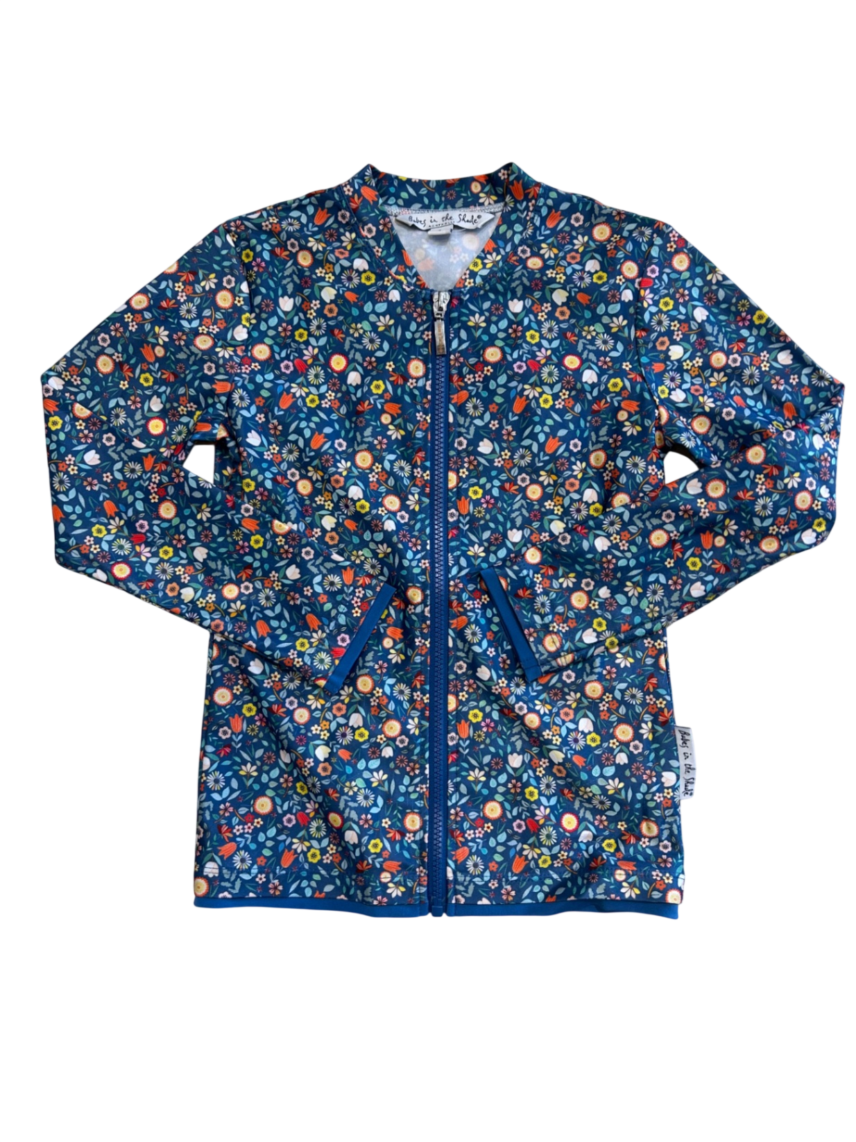 Baby in the shade Jacket, Blue multicolour, 8