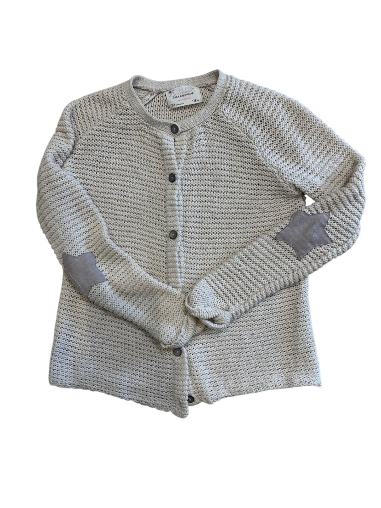 Zara Cardigan, Beige , 7-8