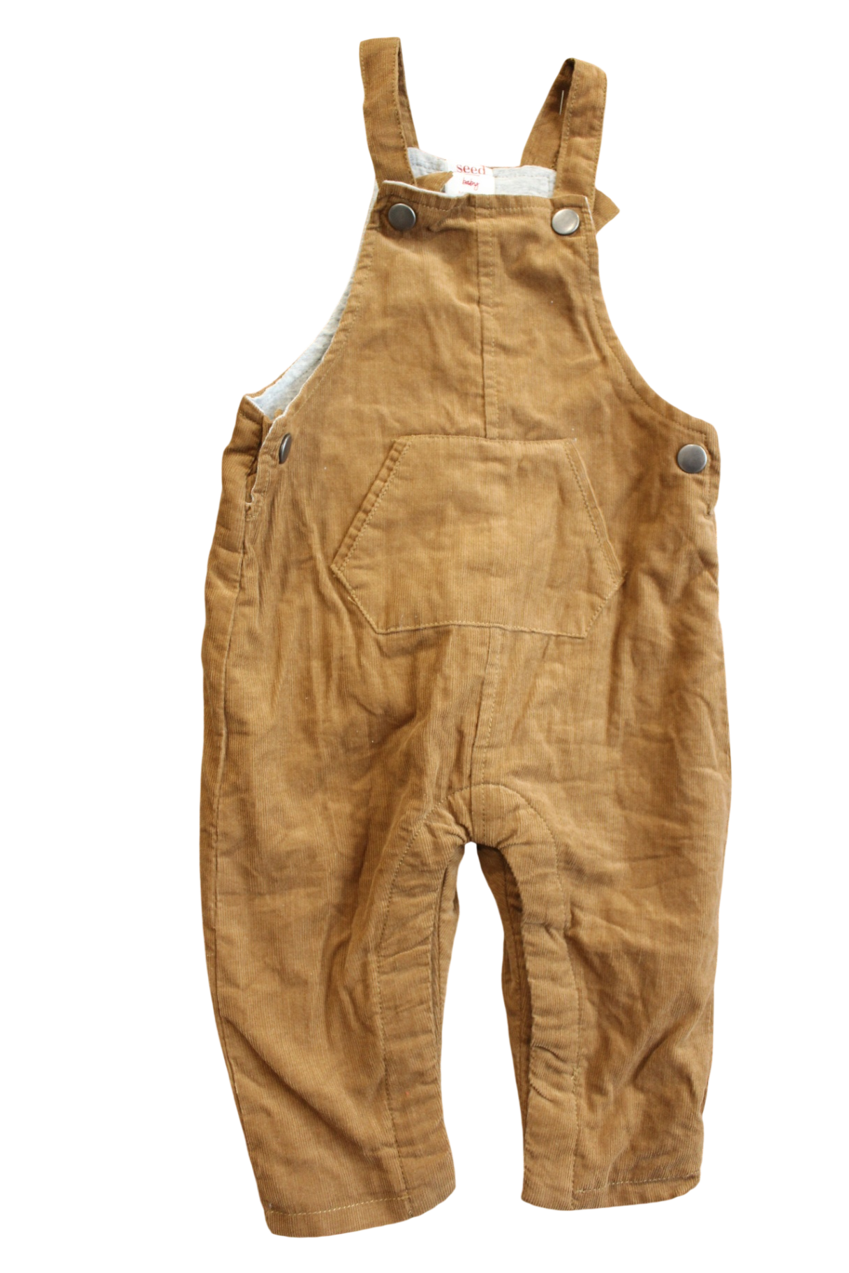 Seed Overalls, Brown/Grey lining, 00