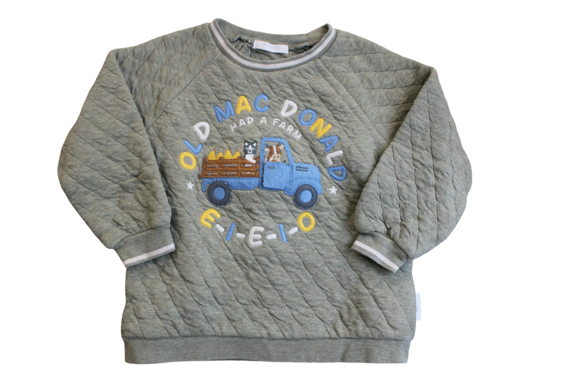 Purebaby Jumper, green marle, 3