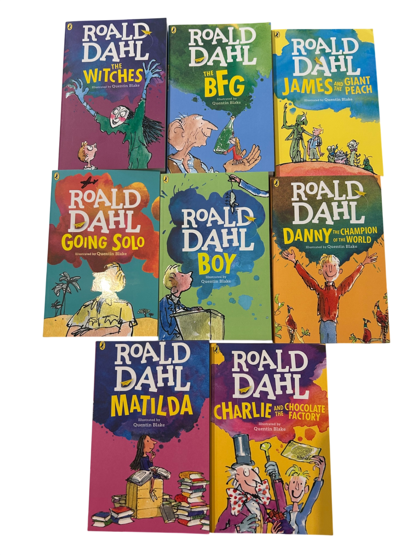 Roald Dahl Book 8 pack , Multicoloured, N/A