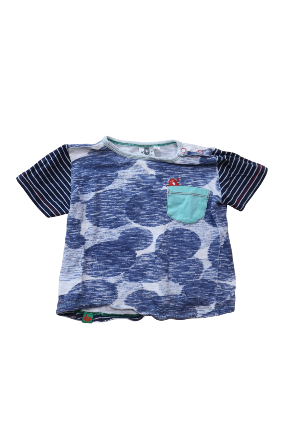 Oishi-M T-Shirt, Blue Multi, 12-24M