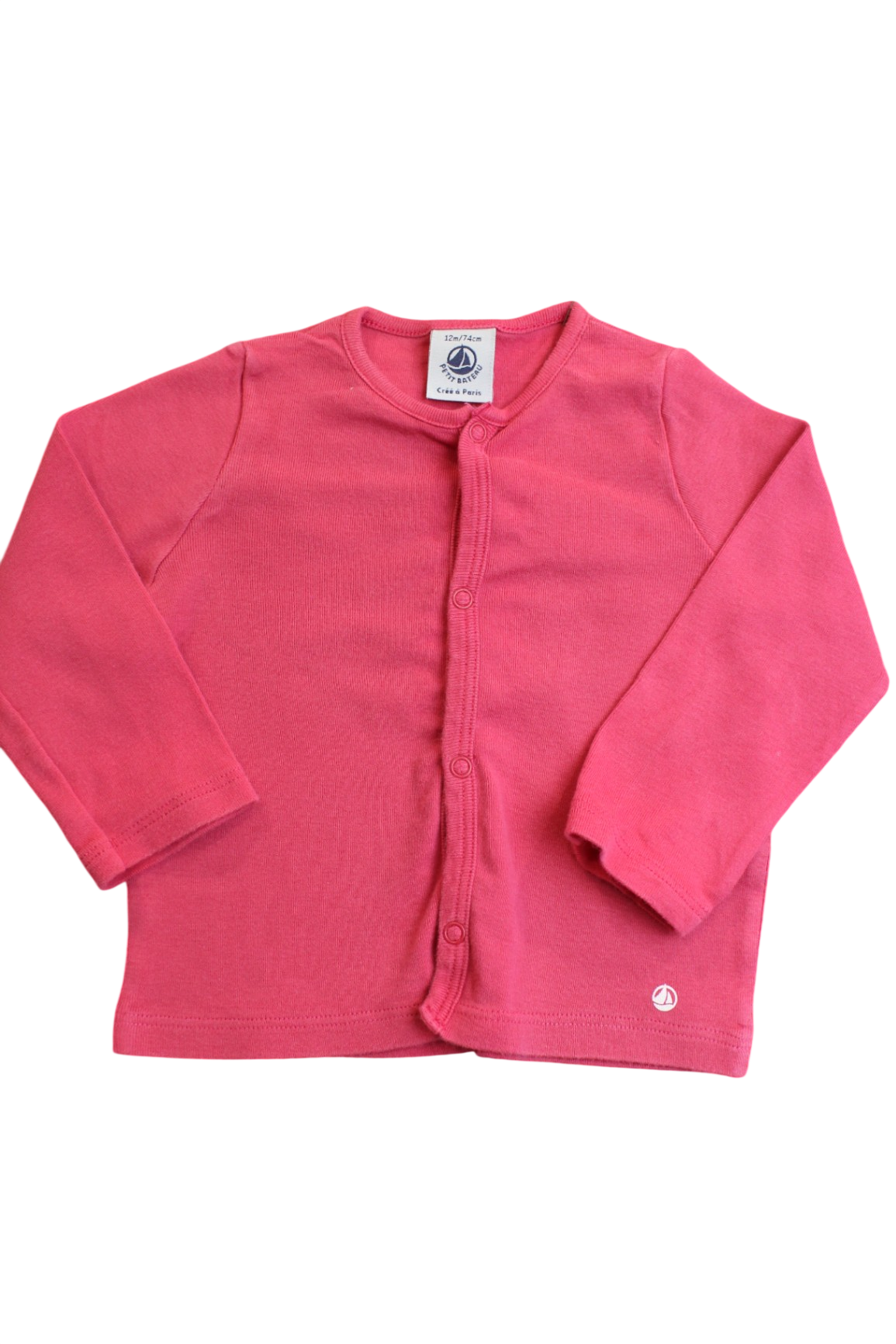 Petit Bateau Cardigan, Pink, 0