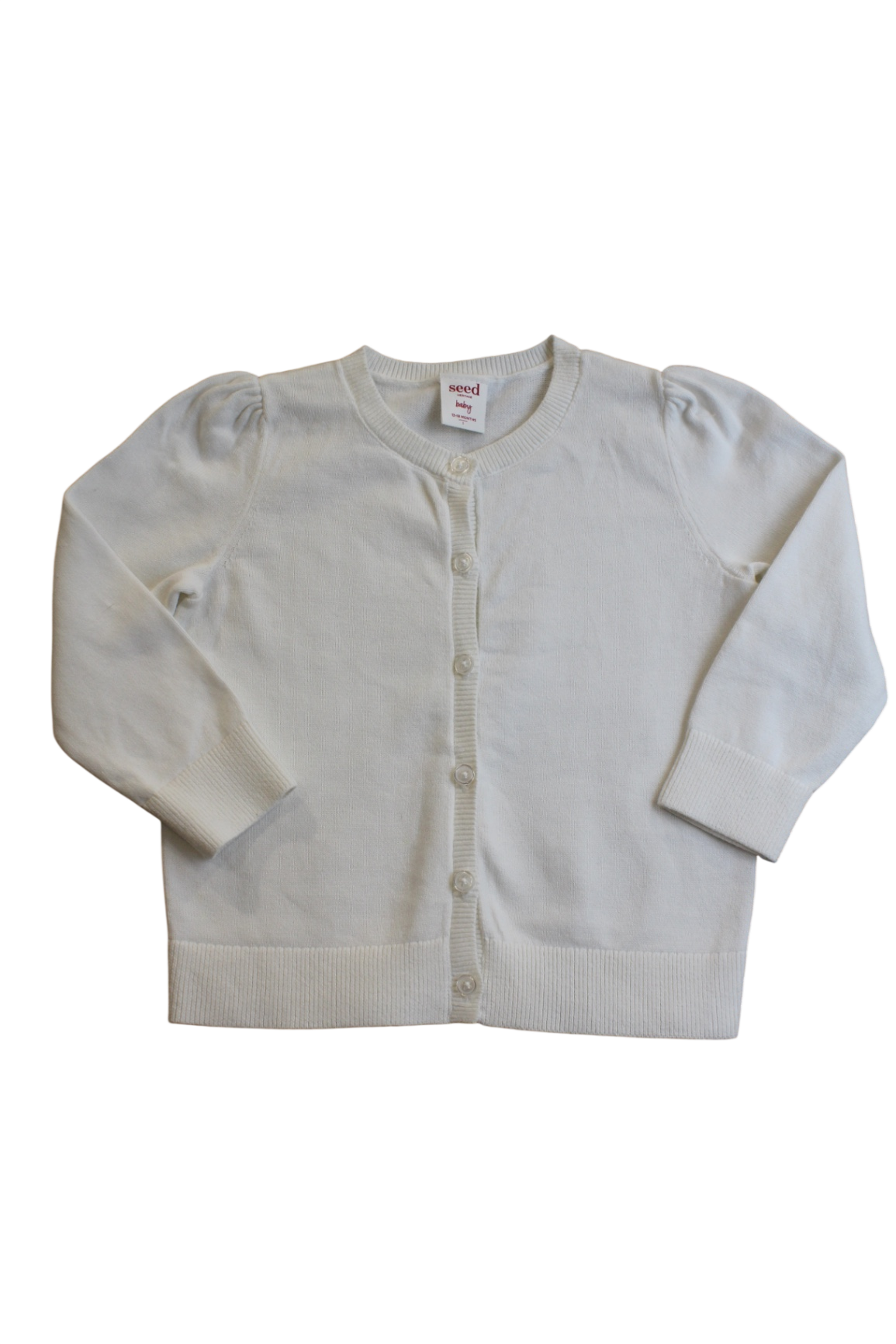 Seed Cardigan, White, 1