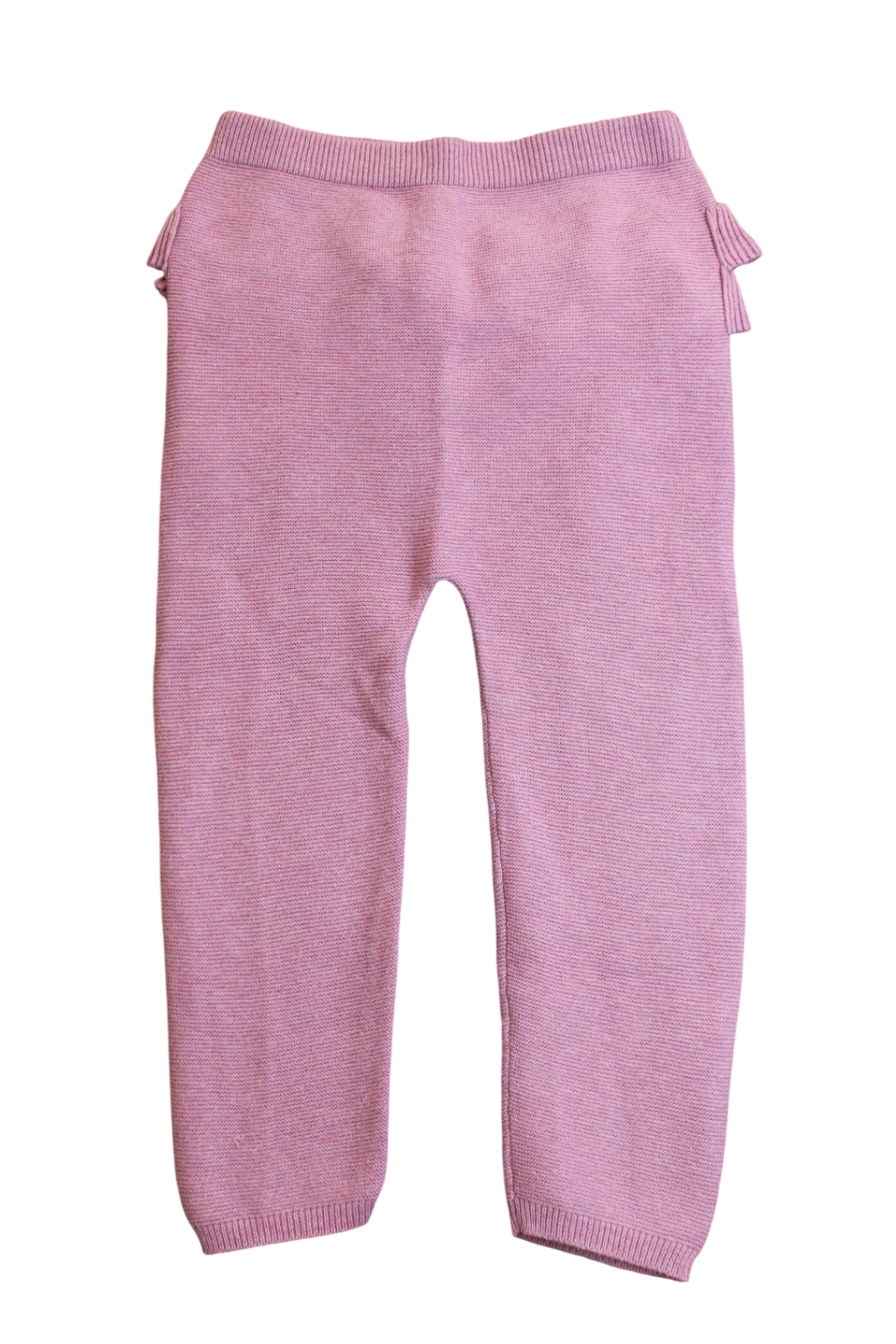 Purebaby Knit Leggings, Pink, 2