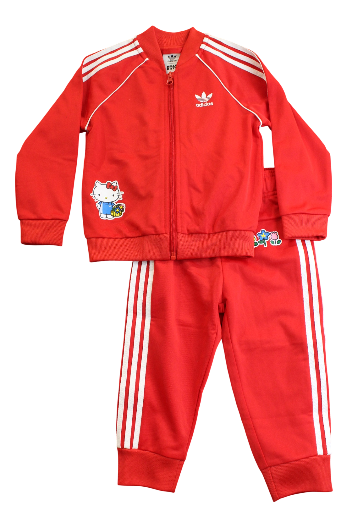 Adidas Tracksuit Set, Red, 2