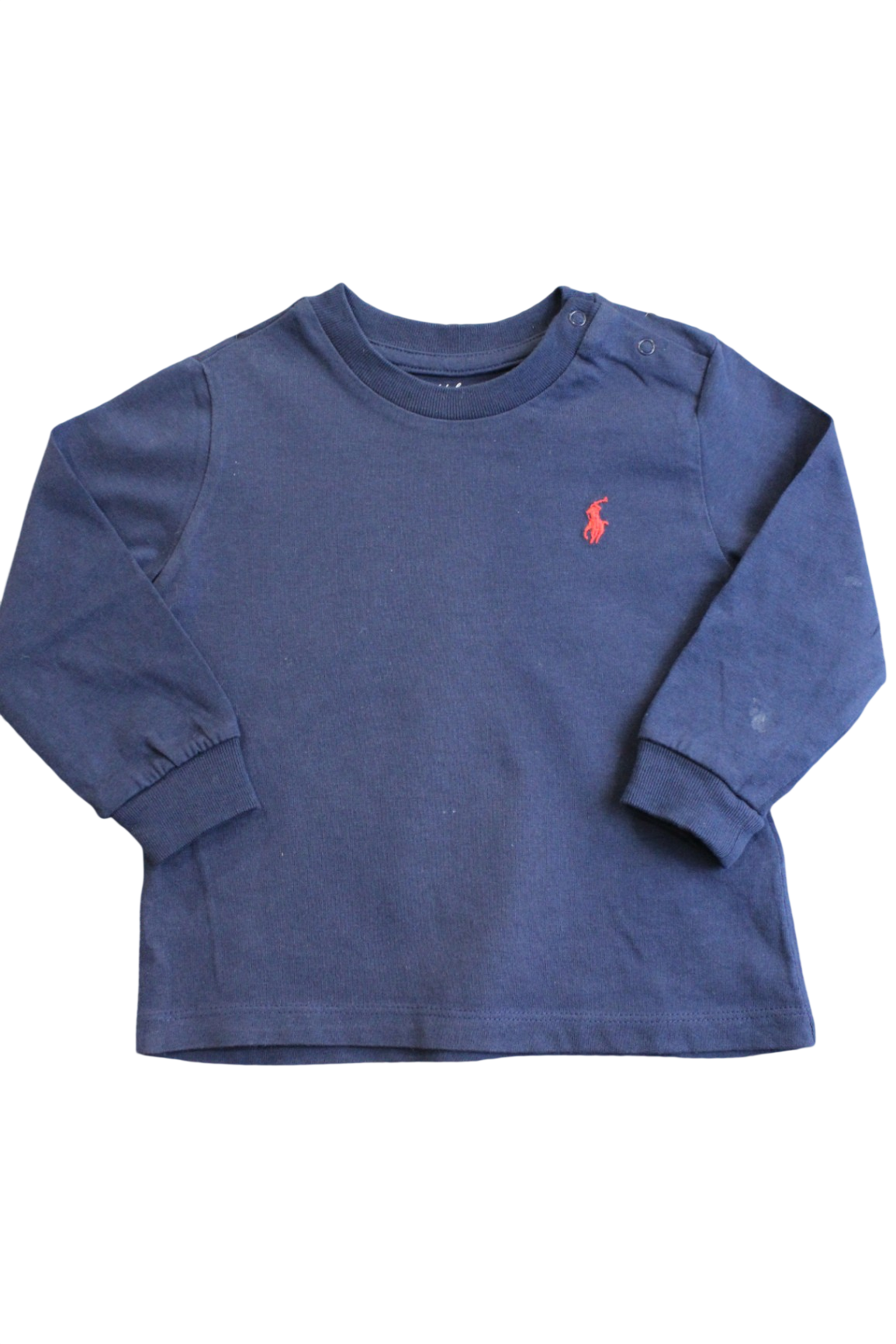 Ralph Lauren Long-Sleeve Top, Navy Blue, 0
