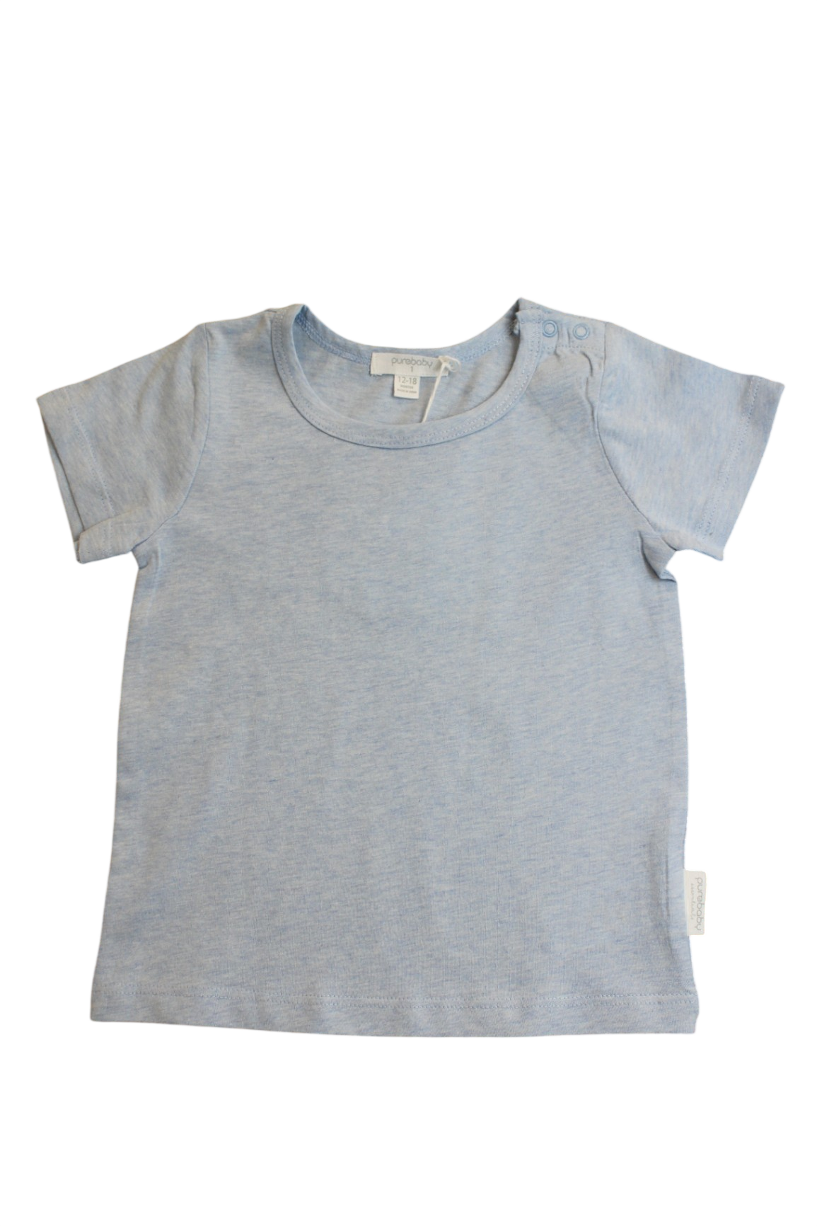 Purebaby T-Shirt, Blue, 1
