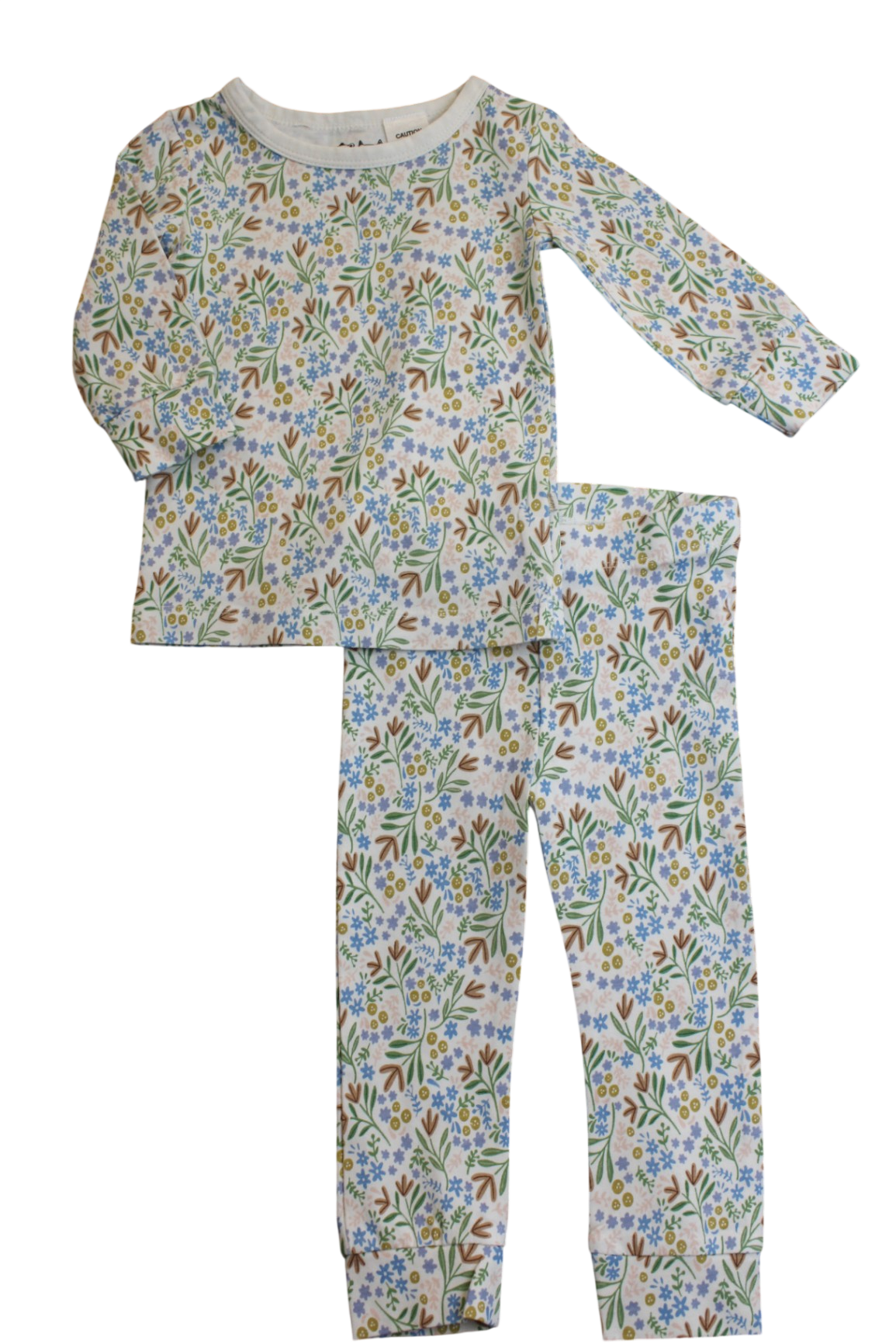 Wilson & Frenchy Pajamas, cream/floral, 1