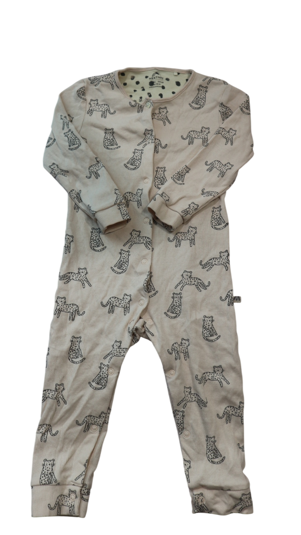 Next Jumpsuit, Pale pink/cheetahs, 2