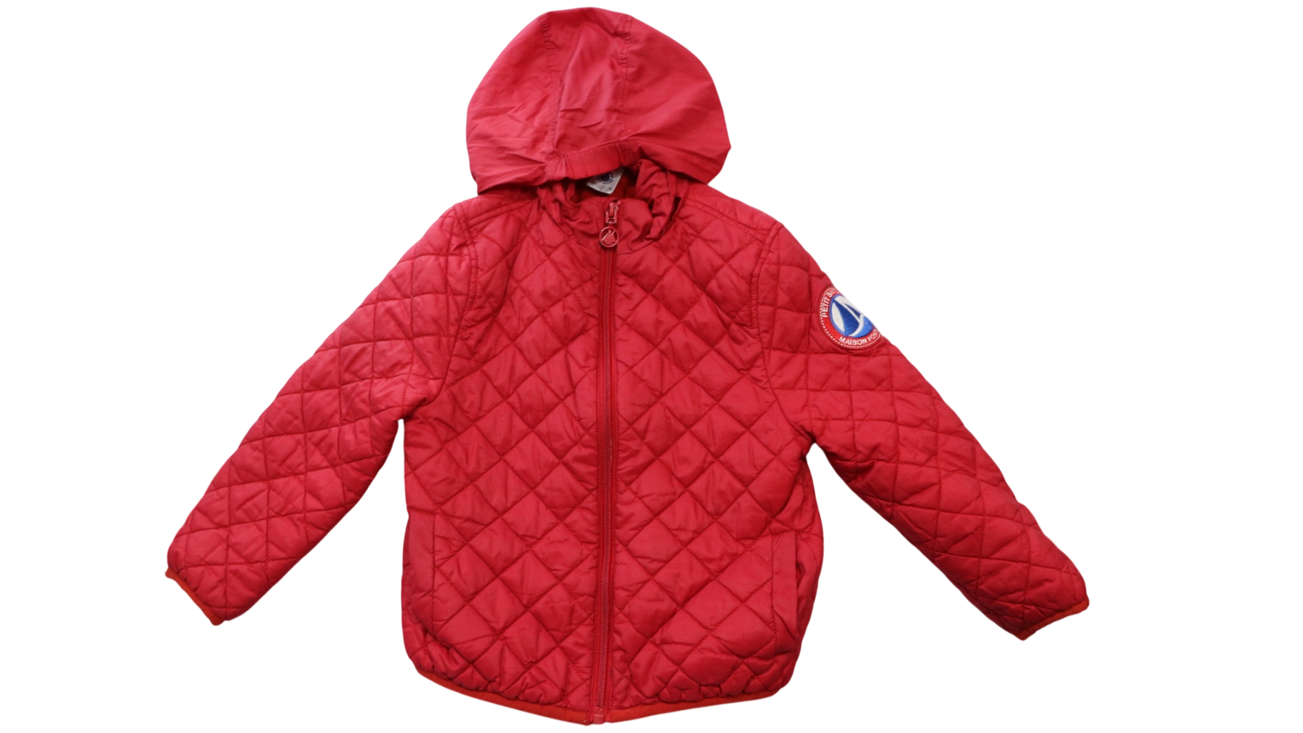 Petit Bateau Jacket, Red, 5