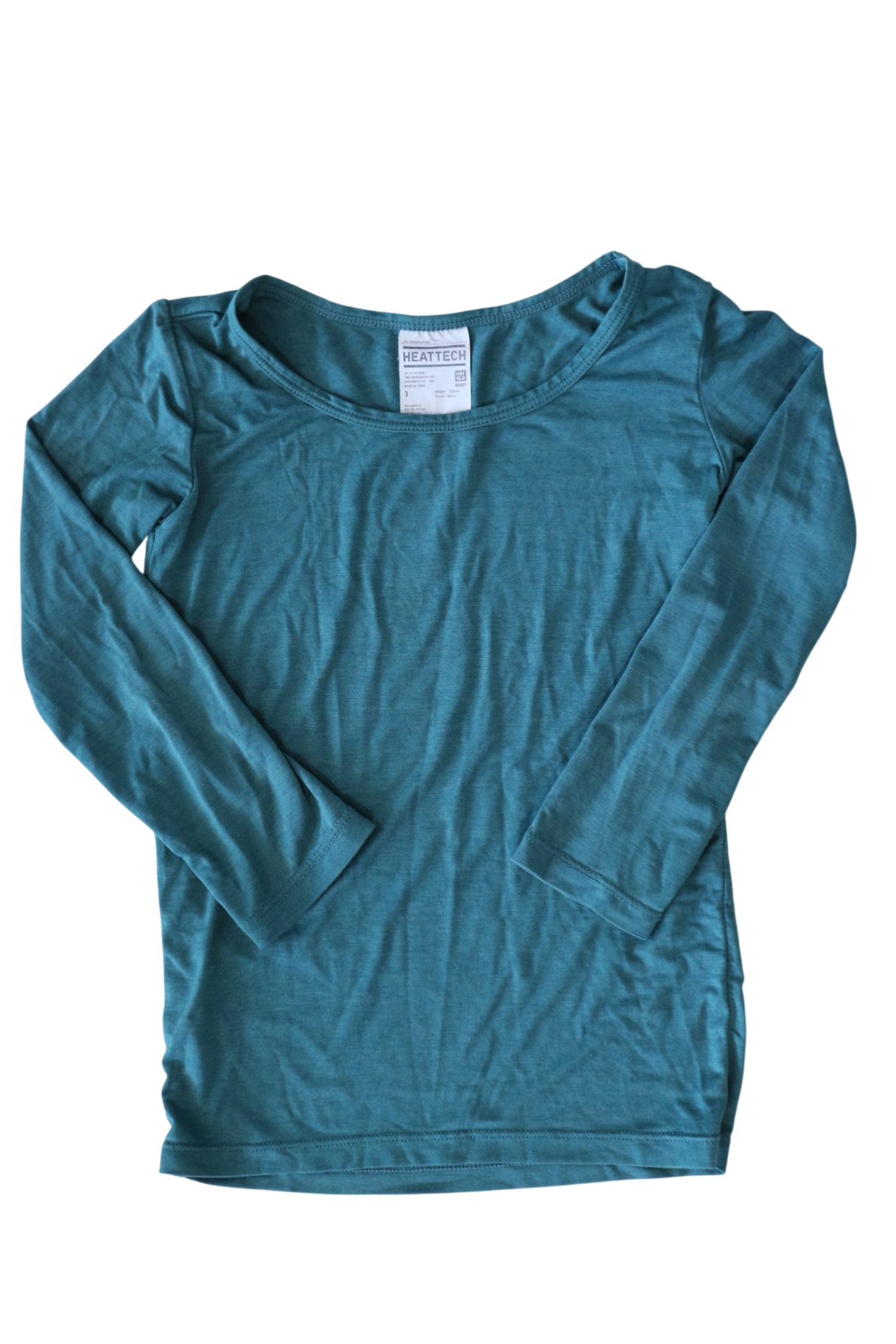Uniqlo Long-Sleeve T-Shirt, Green, 3