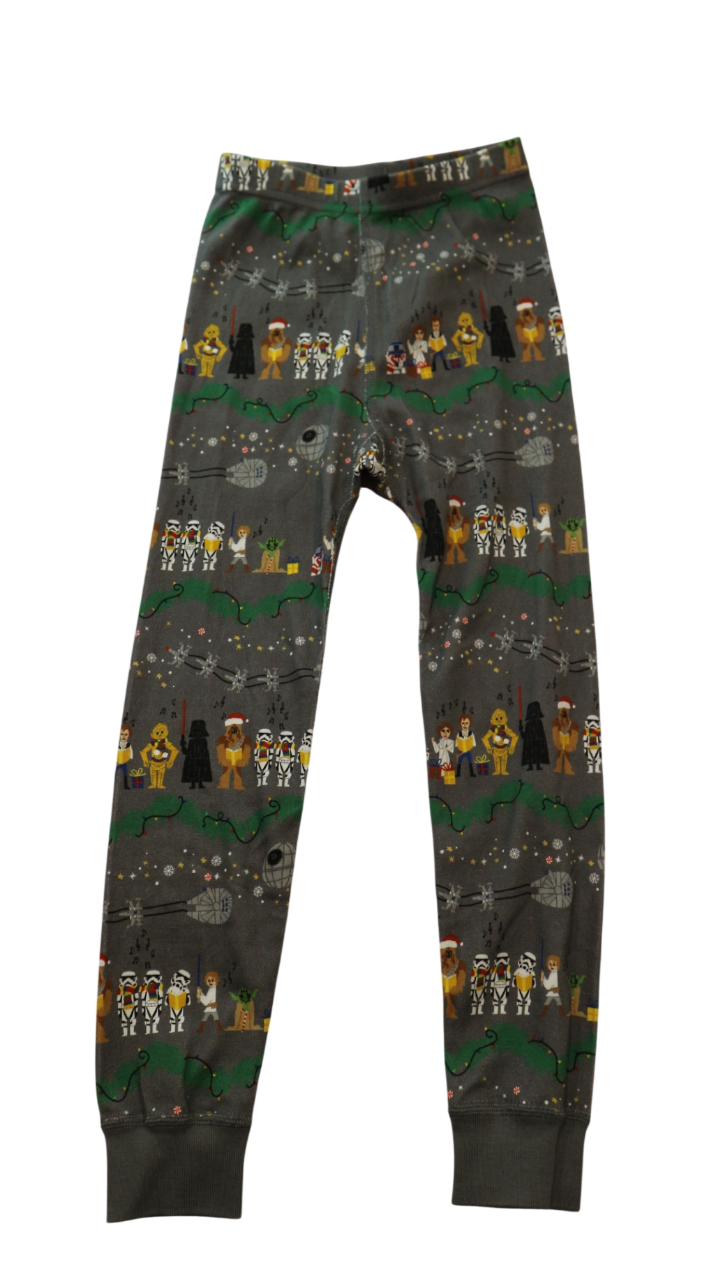 Hanna Andersson x Star Wars Leggings, Grey/Star wars print, 5