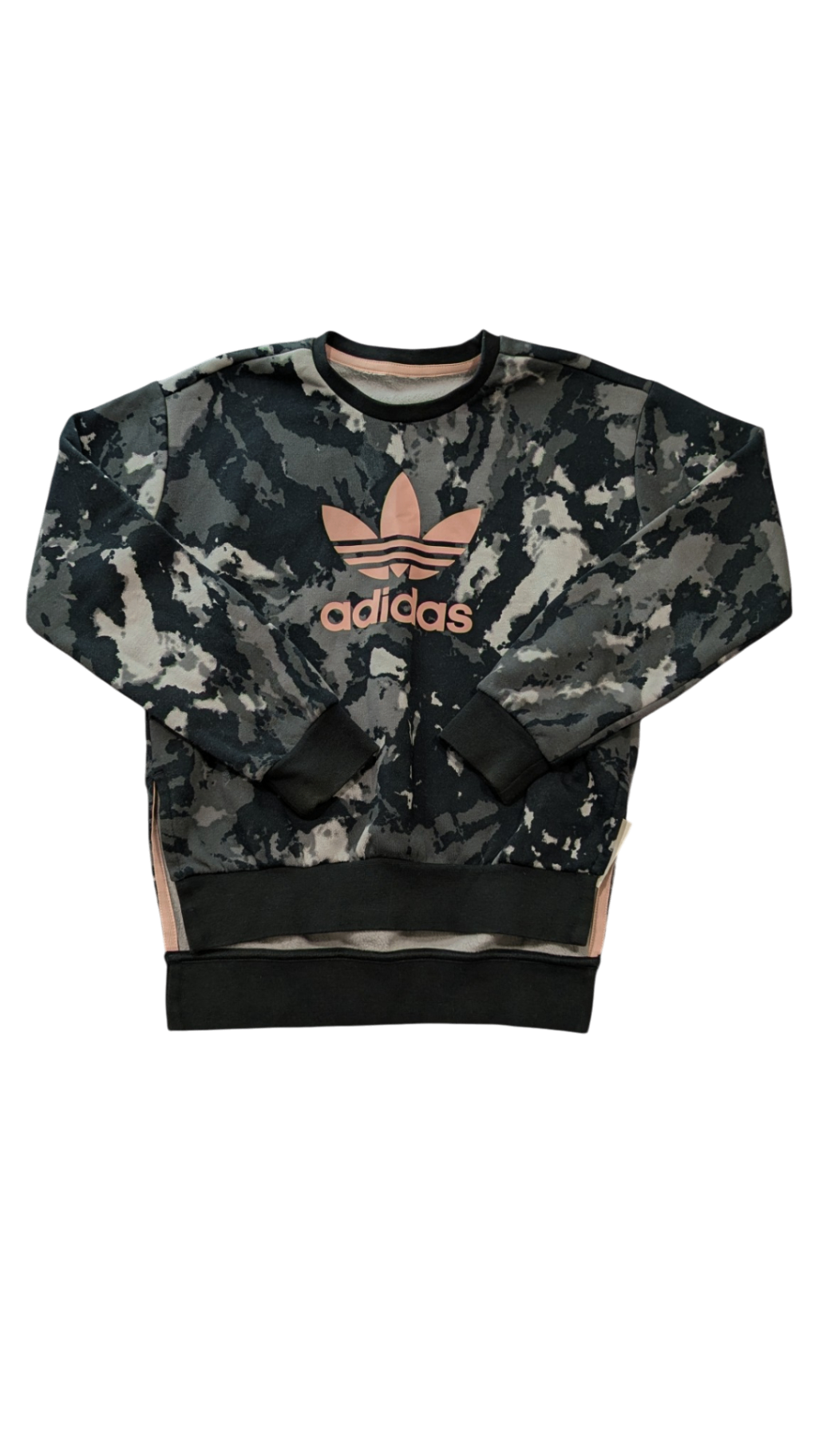 Adidas Jumper, Black Grey Camo, 9