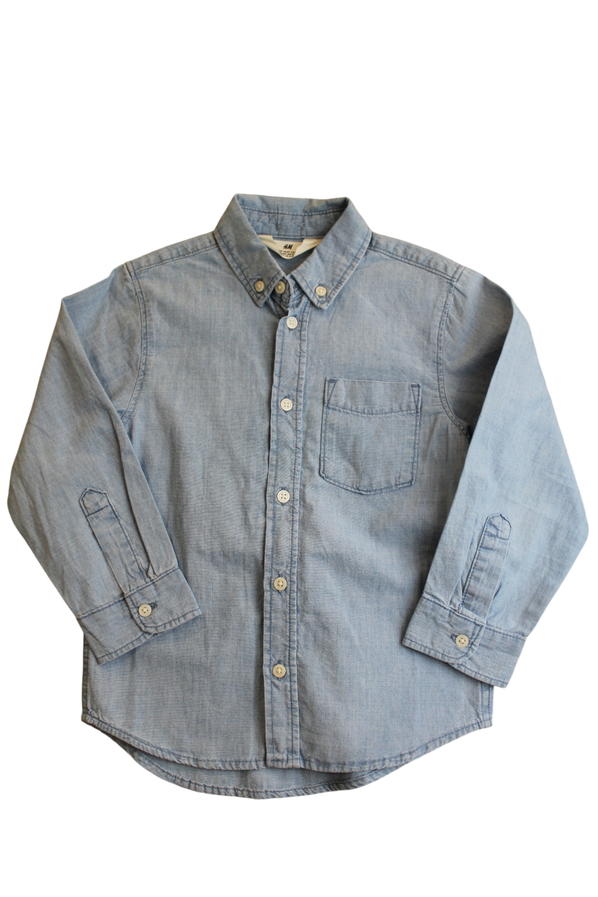 H&M Shirt, Blue, 4-5