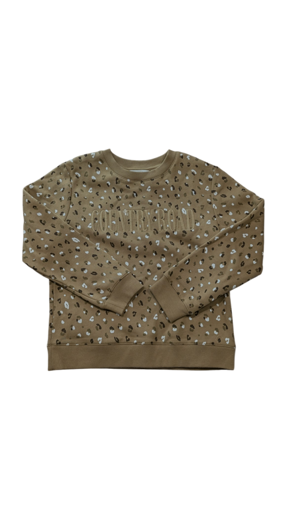 Country Road Jumper, Brown Leopard, 8