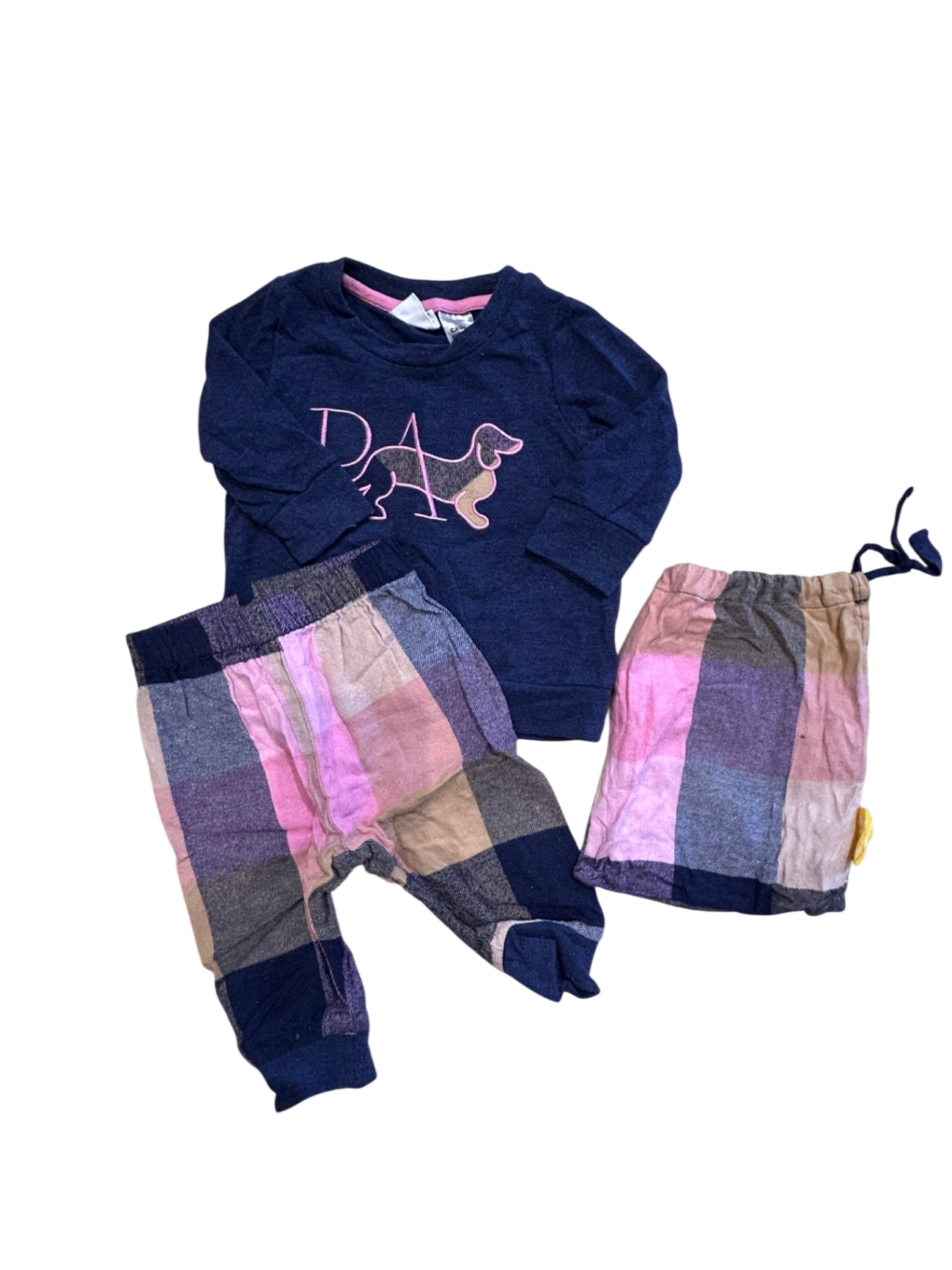 Peter Alexander Pyjama Set, Navy, pink and multi-colour, 0
