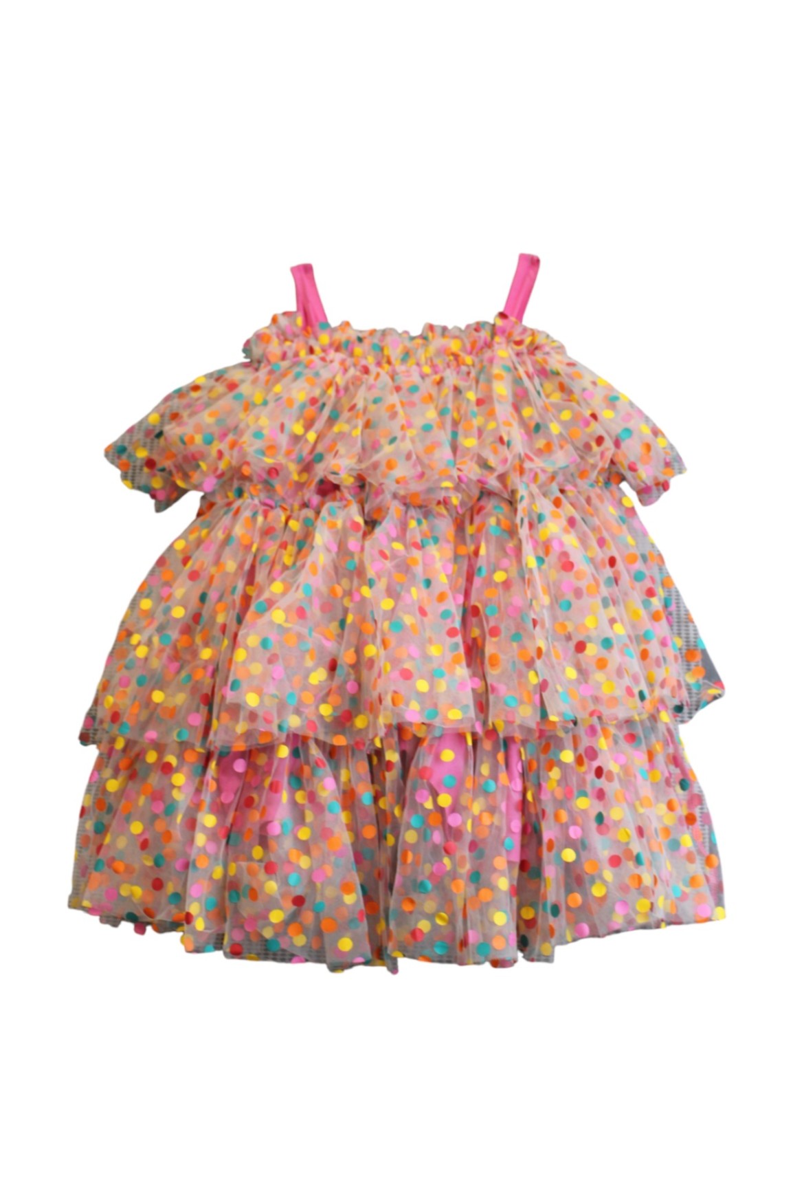 With Love for Kids Dress, Pink multicolour, 4