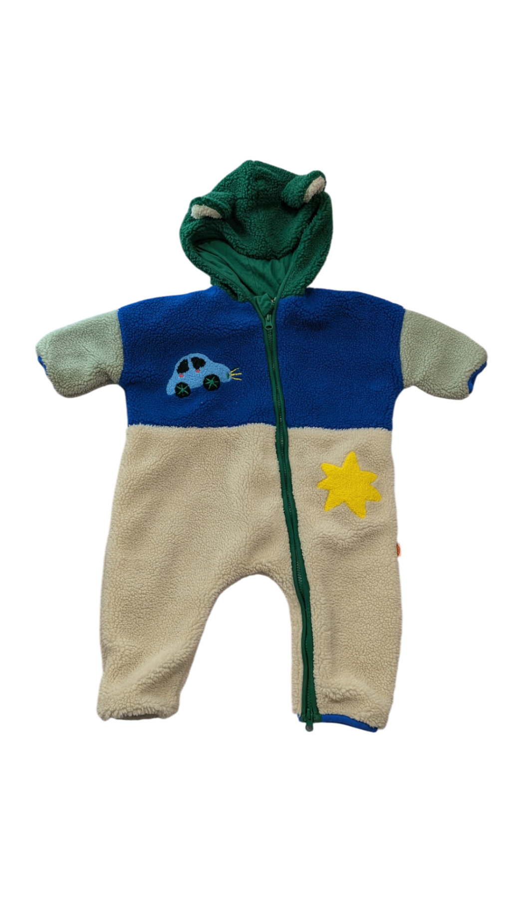 Halcyon Nights Jumpsuit, Blue Green Cream, 1