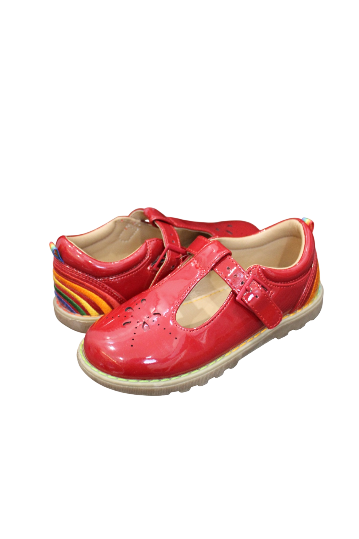 Little Bird by Jools Oliver Shoes, Red, 10