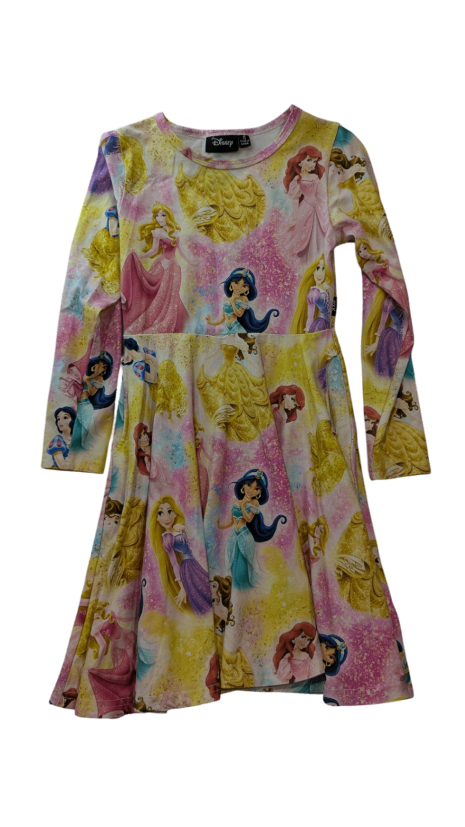 Rock Your Kid x Disney Dress, Pink Yellow Multi, 8