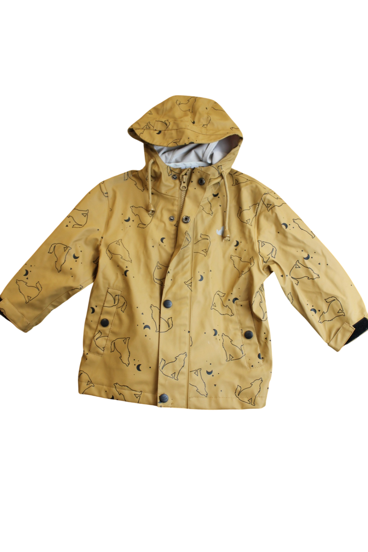 Crywolf Raincoat, Mustard Yellow, 2