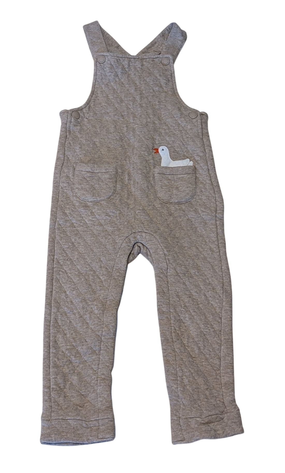 Purebaby Overalls, Tan marle, 2