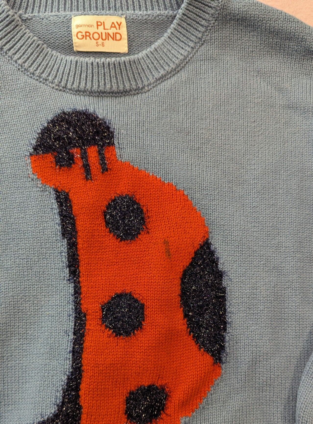 *Gorman Playground Jumper, Blue/red/sparkly navy , 6