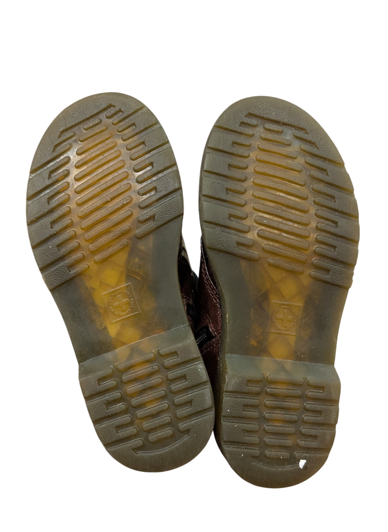 Dr. Martens Boots, Metallic Brown, EU 31/US 13