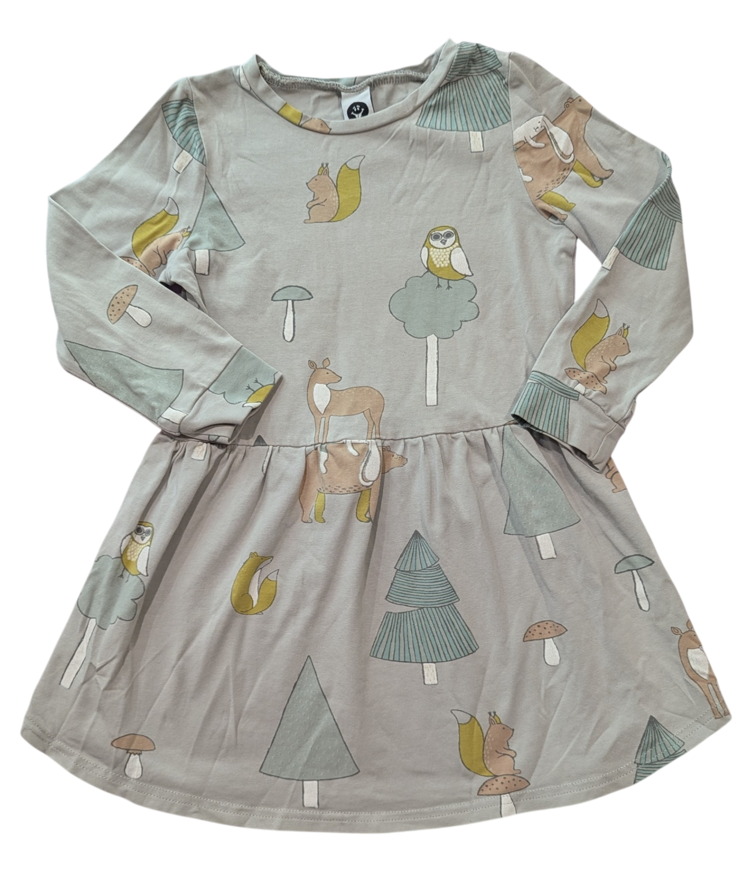 Littlehorn Dress, Taupe/grey, 4