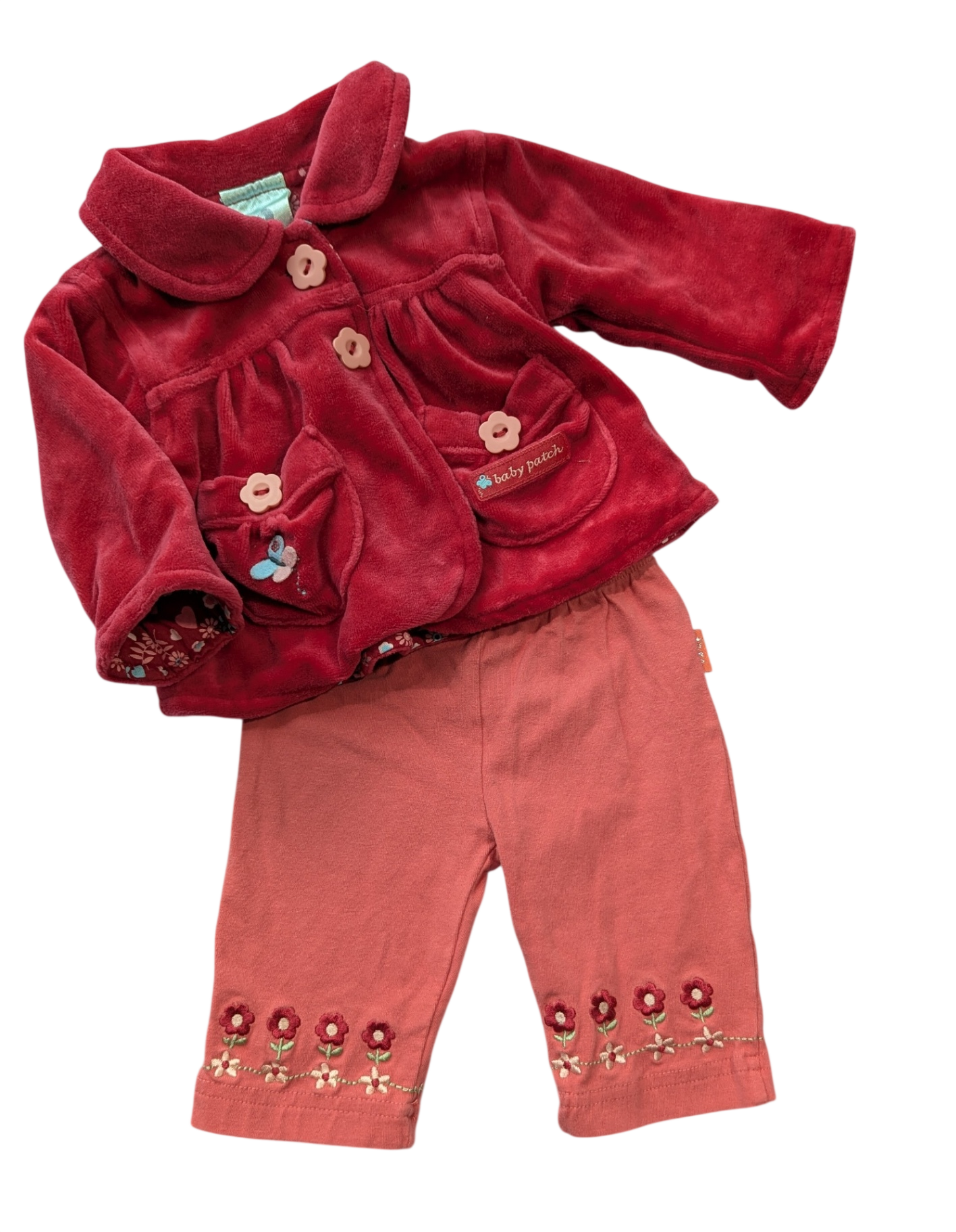 Pumpkin Patch 2 Piece Set, Pink, 0000