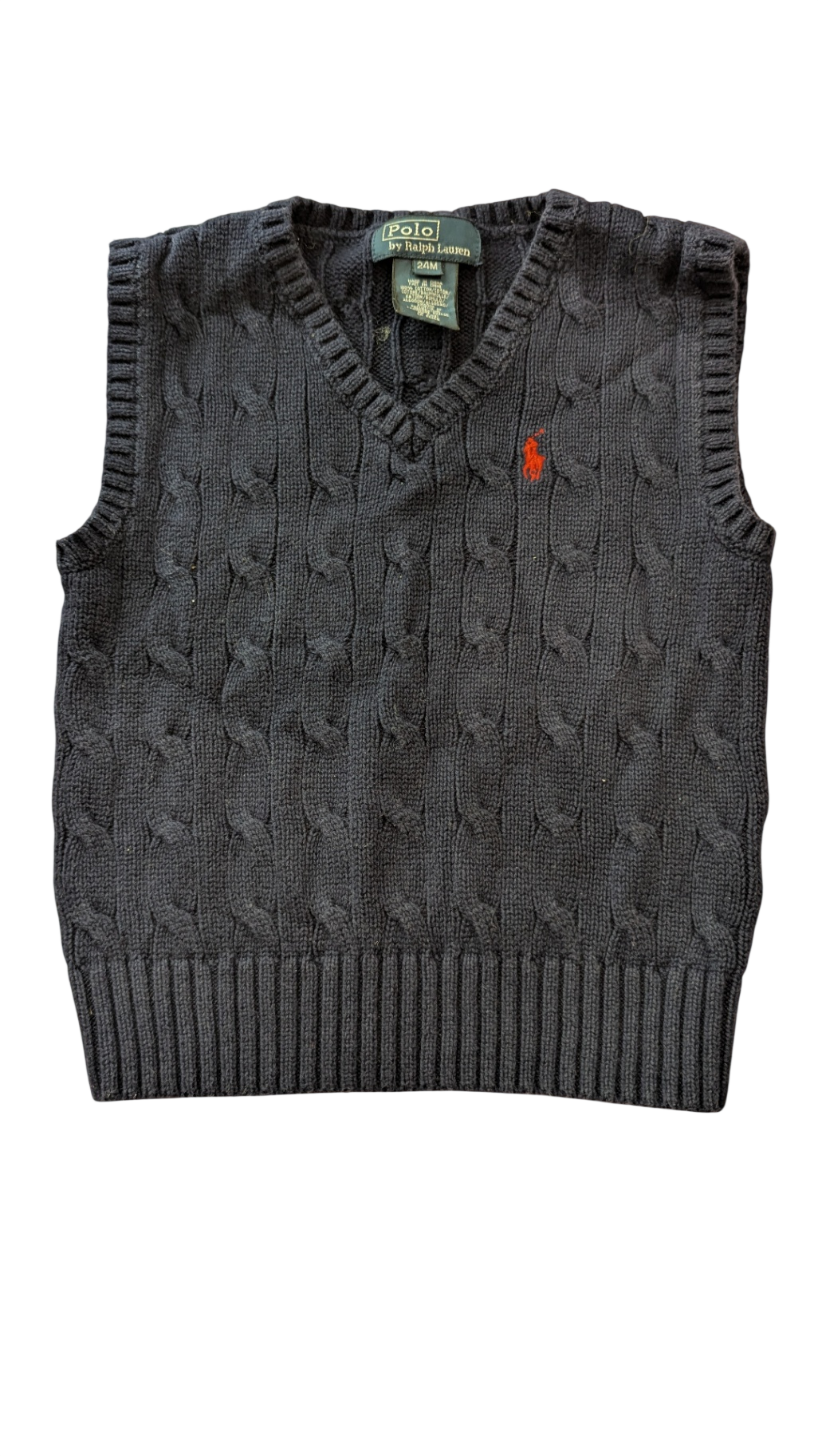 Polo Ralph Lauren Vest, Dark navy, 24M