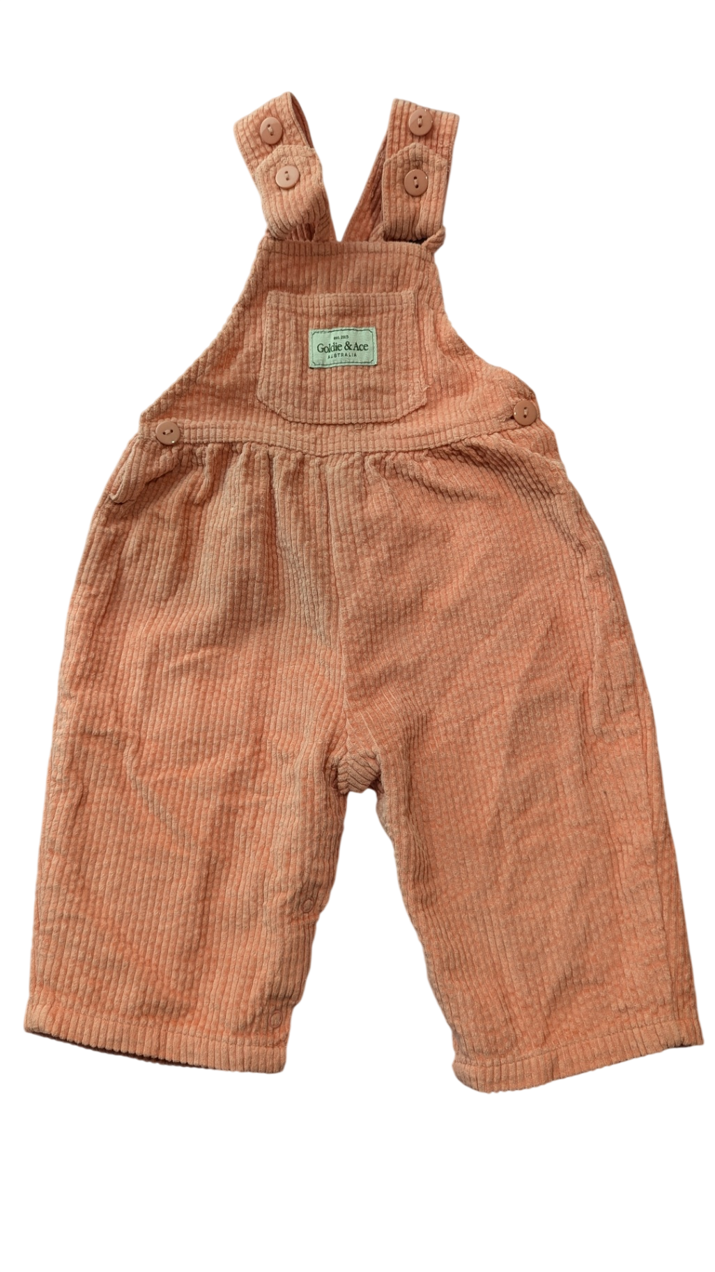 Goldie & Ace Overalls, Terracotta, 6-12M