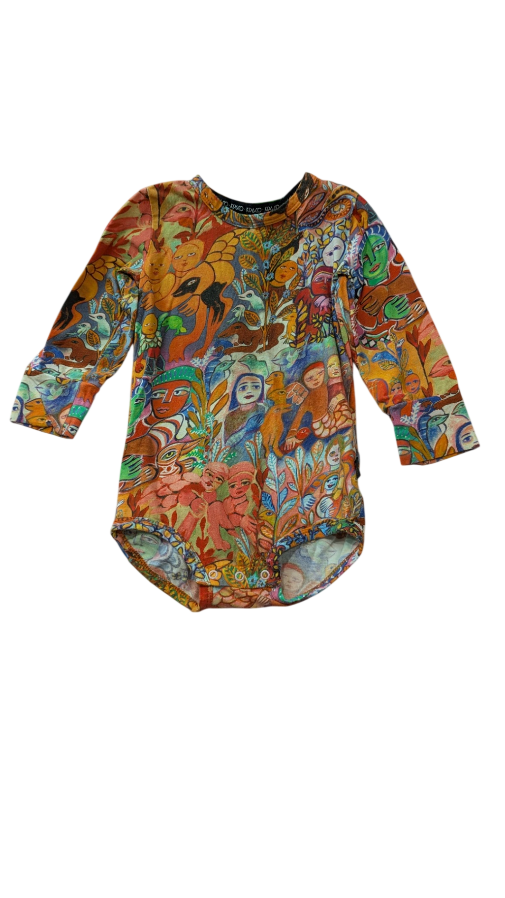 Kip&Co Bodysuit, Multicolour, 12-18m