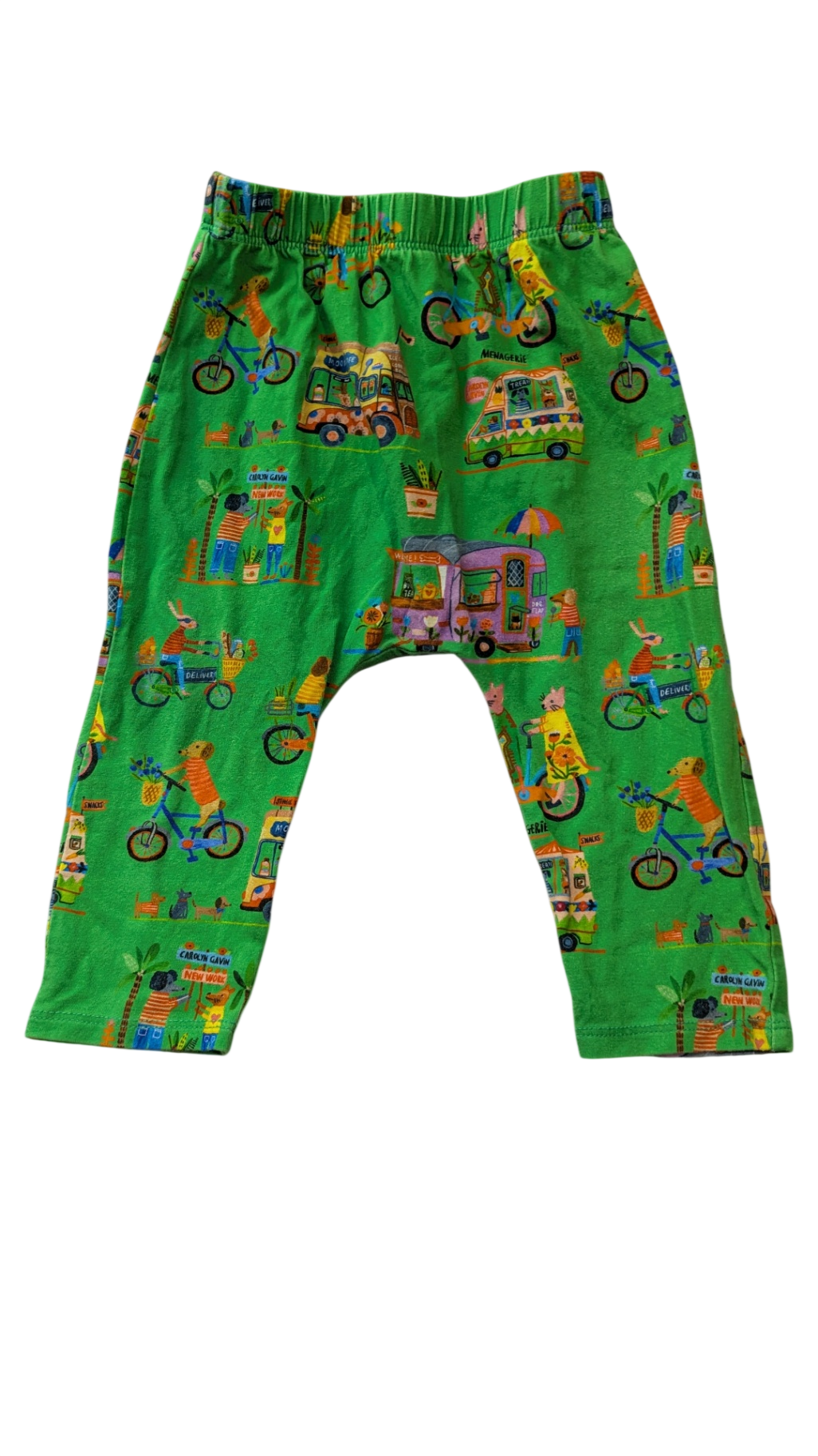 Gorman Kids Leggings, Green, 6-12M