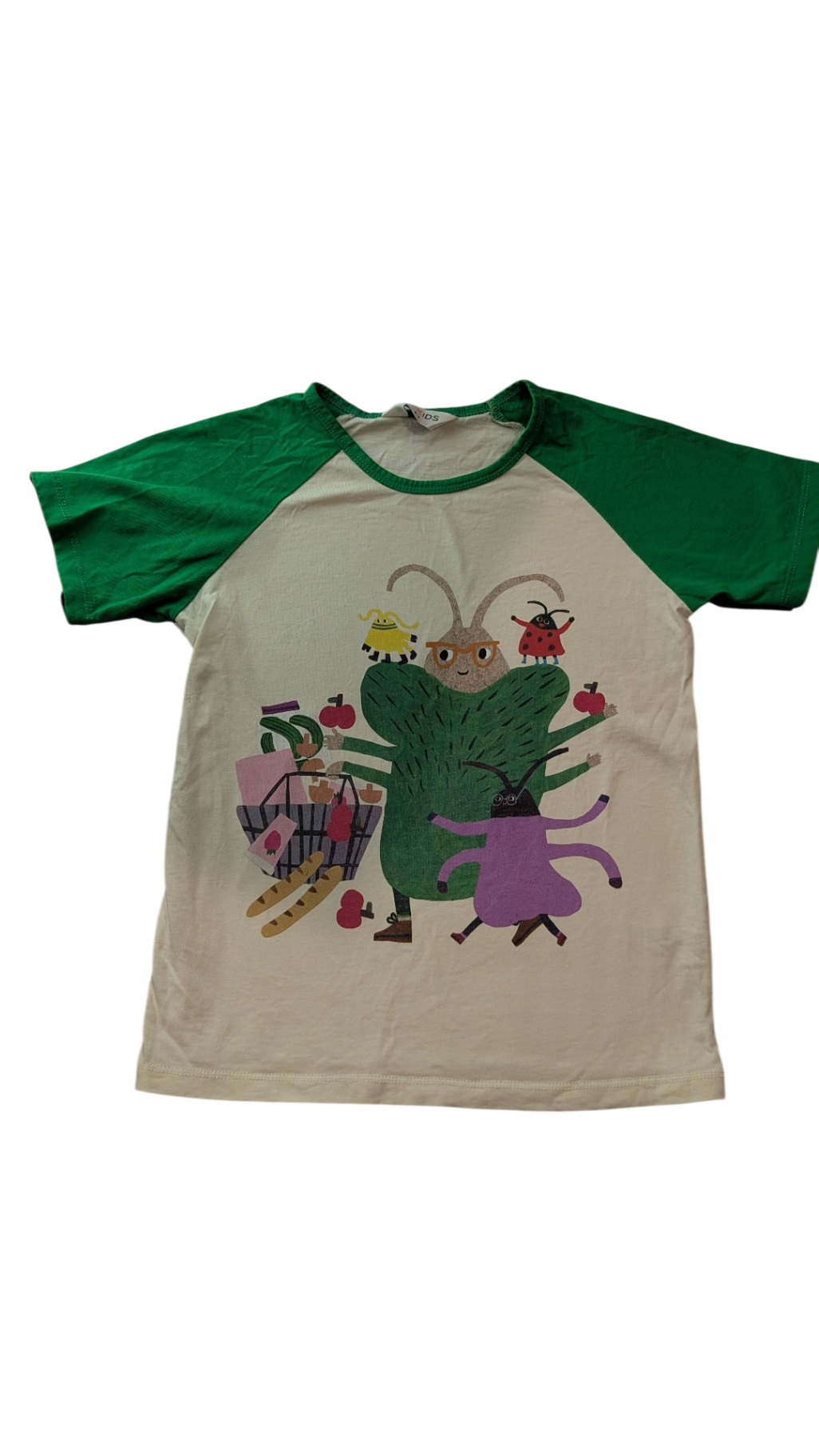 Gorman Kids T-Shirt, cream/green, 6-7