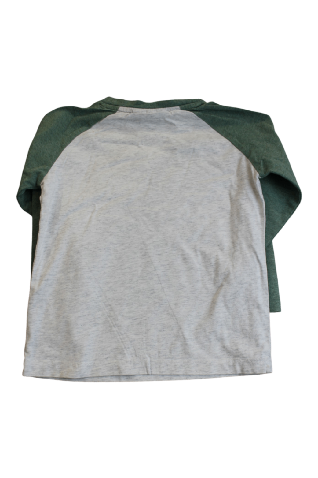 Minti Long-Sleeve T-Shirt, Green and Grey, 4