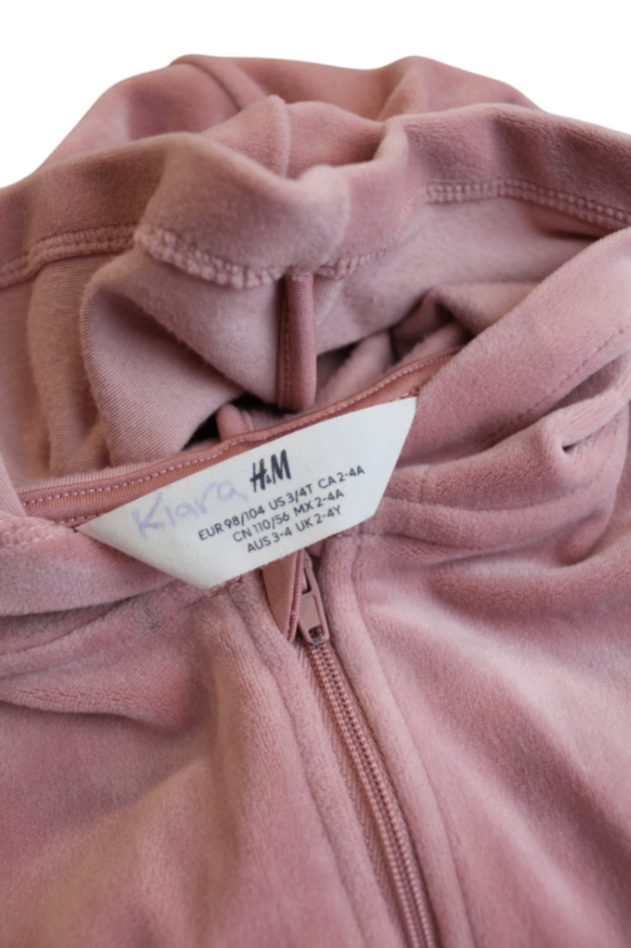 H&M Hoodie, Pink, 3-4
