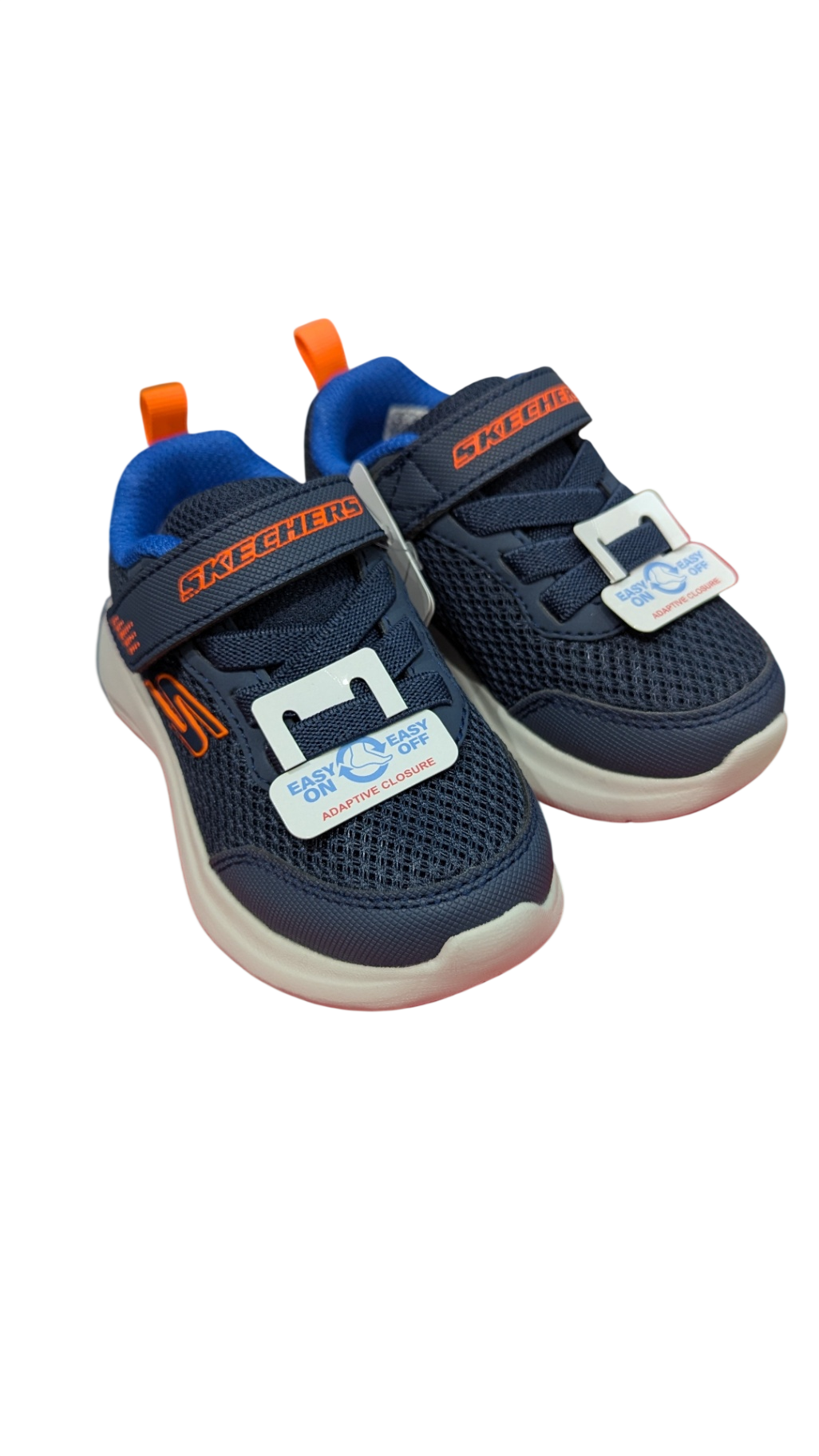 Skechers Sneakers, Navy/blue/fluro orange, EU 22/US 6