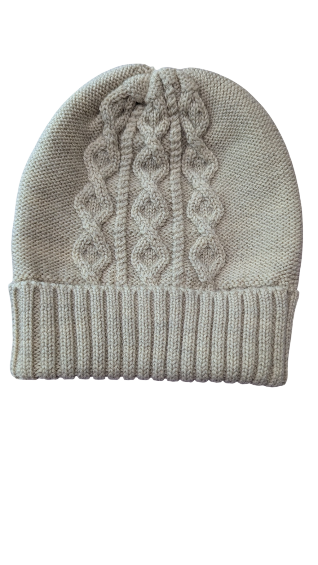 Purebaby Beanie, Beige, 6-18M