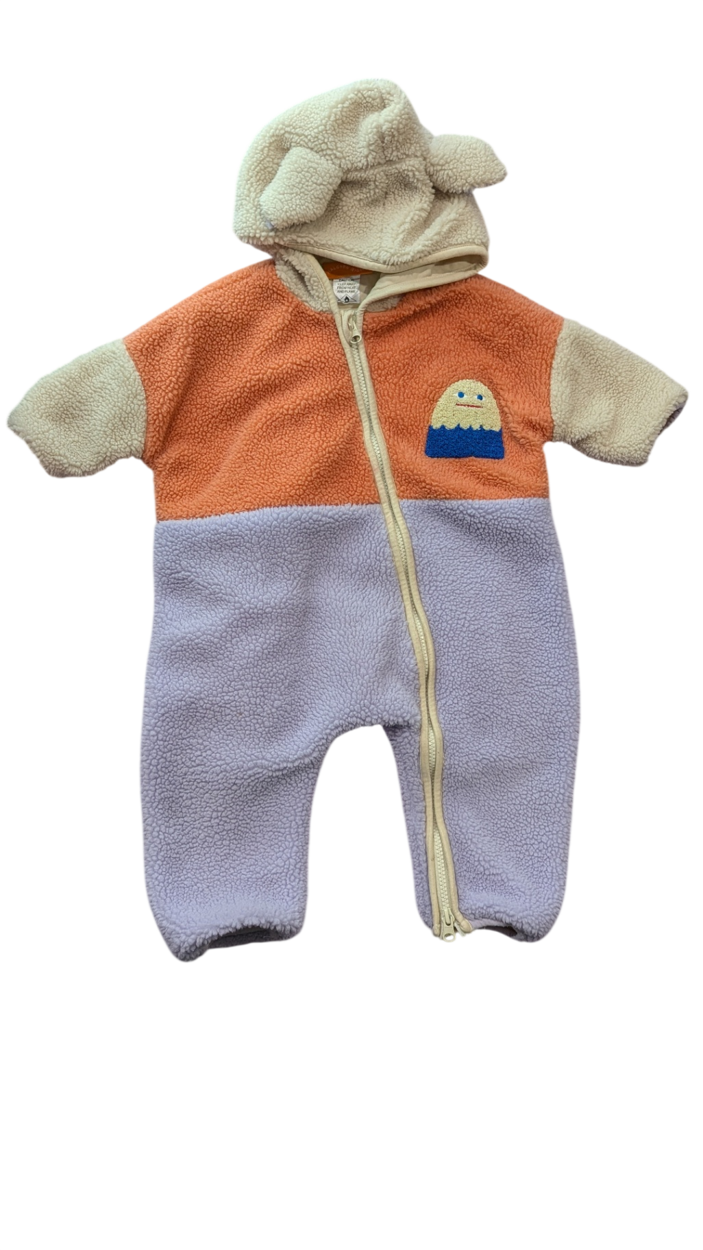 Halcyon Nights Jumpsuit, Orange, lilac and cream, 1