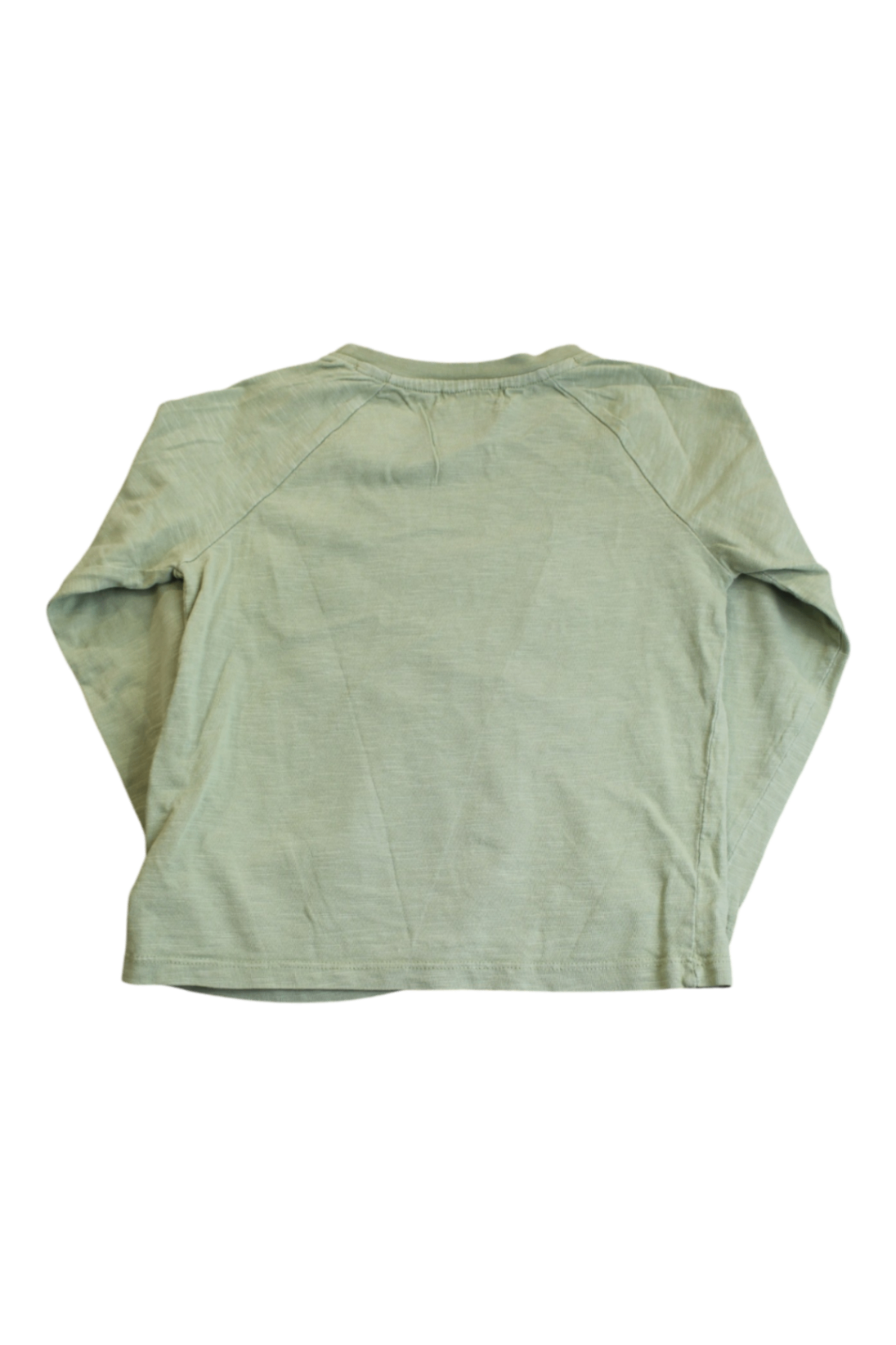 Purebaby Long-Sleeve T-Shirt, Green, 4