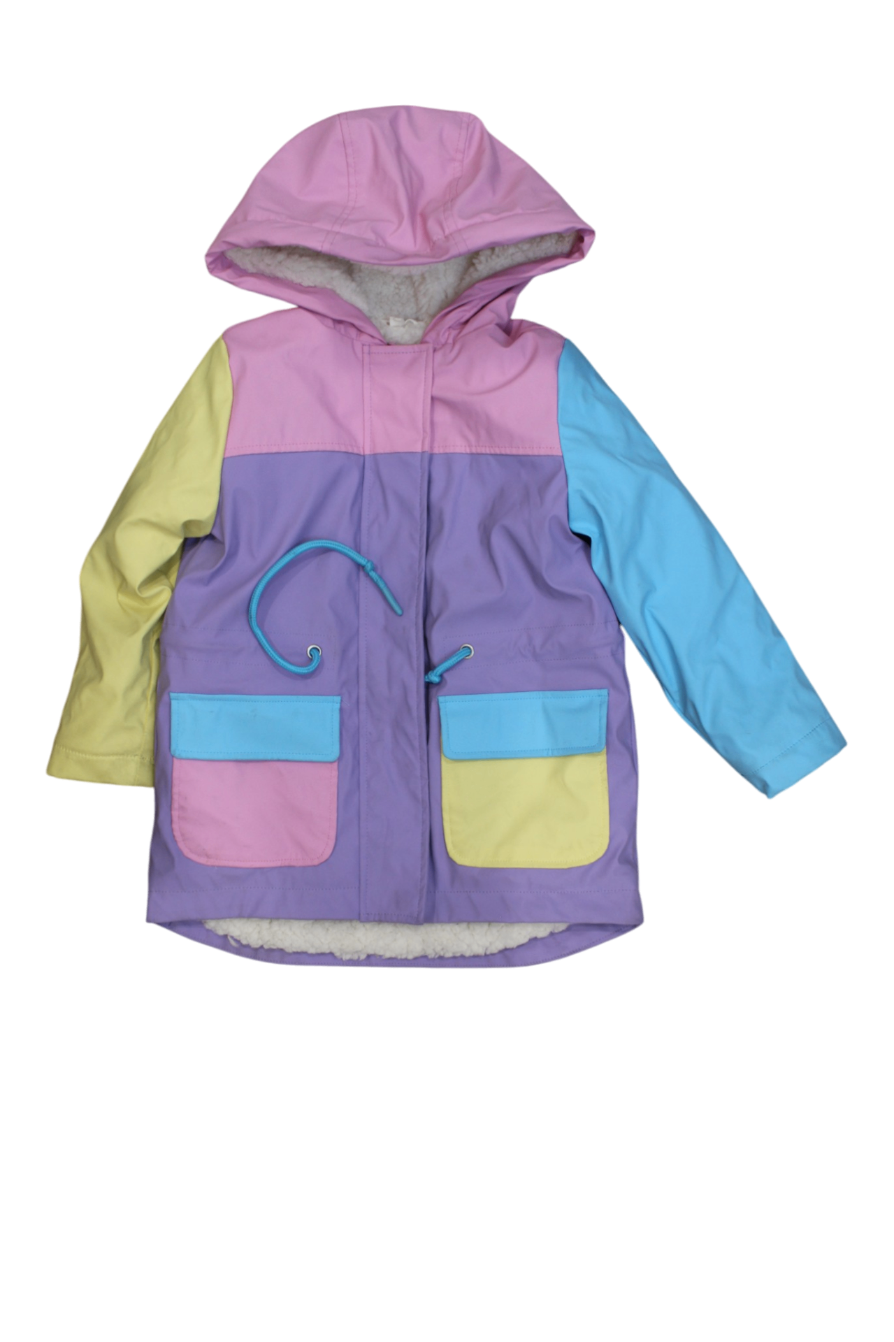 Milkshake Jacket, Pastel pink, purple, blue, yellow and lilac, 4