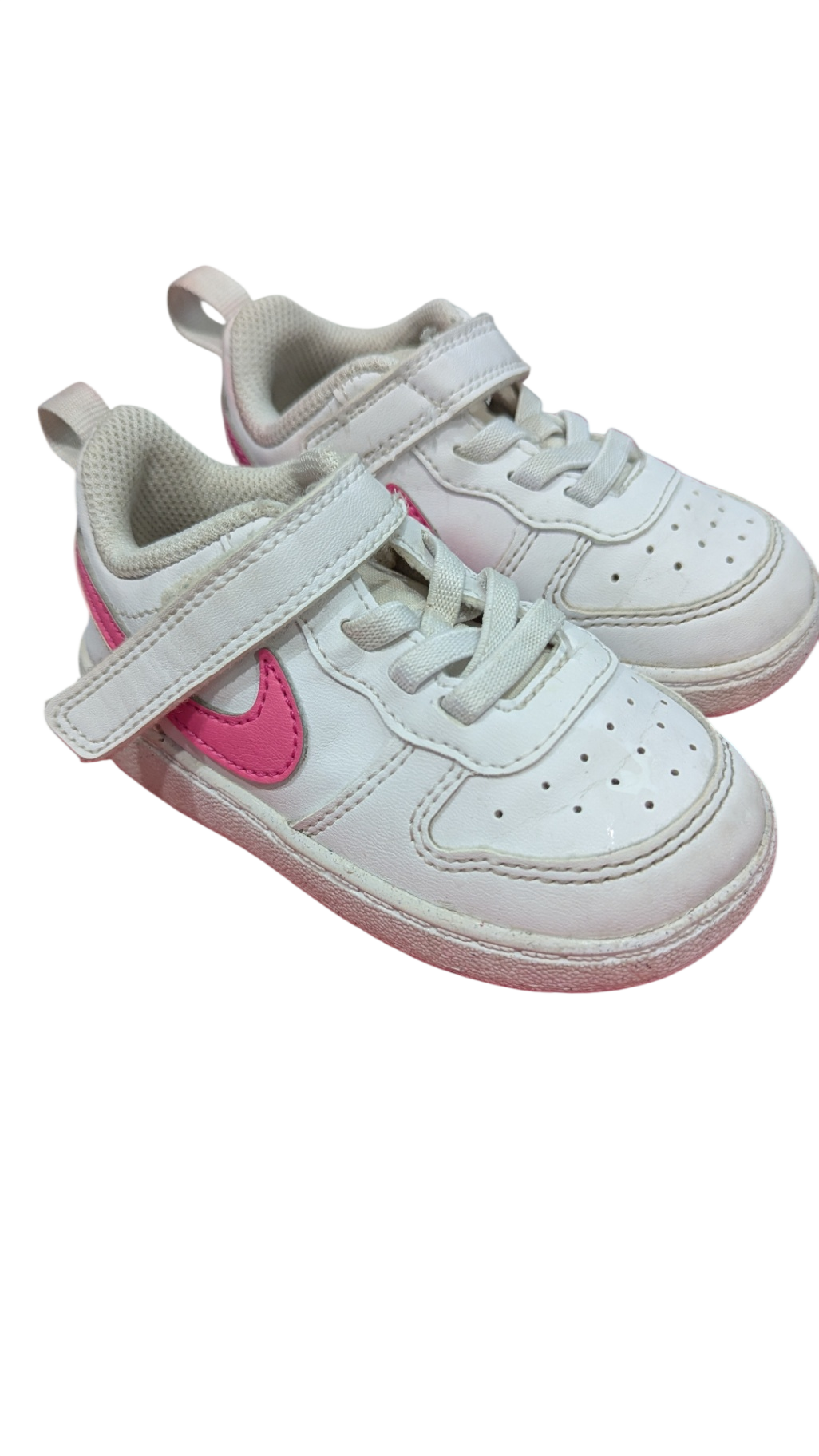 Nike Sneakers, White and pink, EU 22/UK 5.5