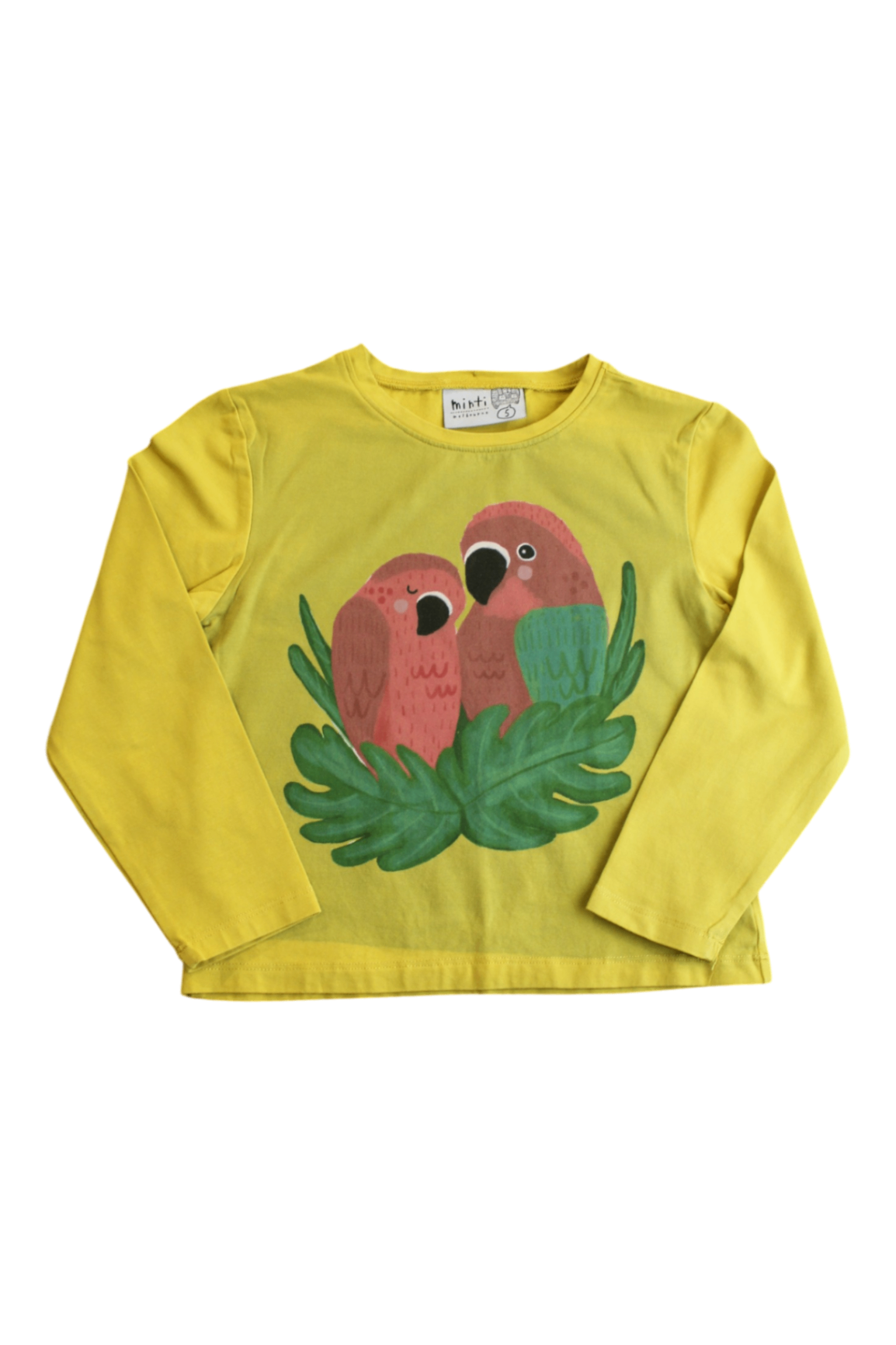 Minti Long-Sleeve T-Shirt, Yellow, 5