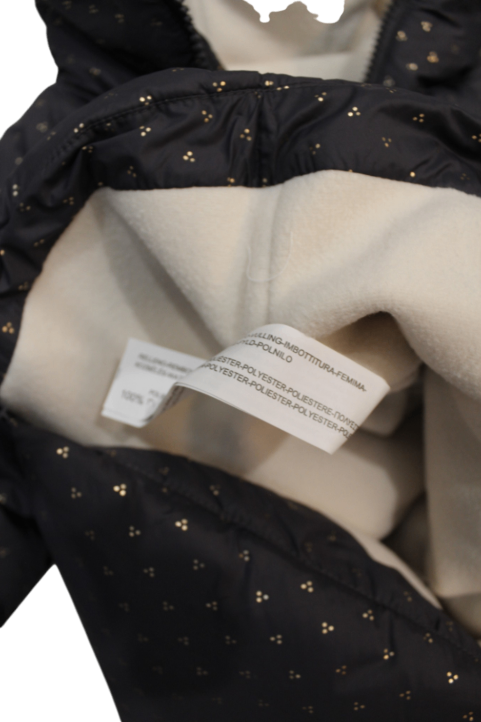 Zara Puffer Jacket, Dark Grey, 3-4