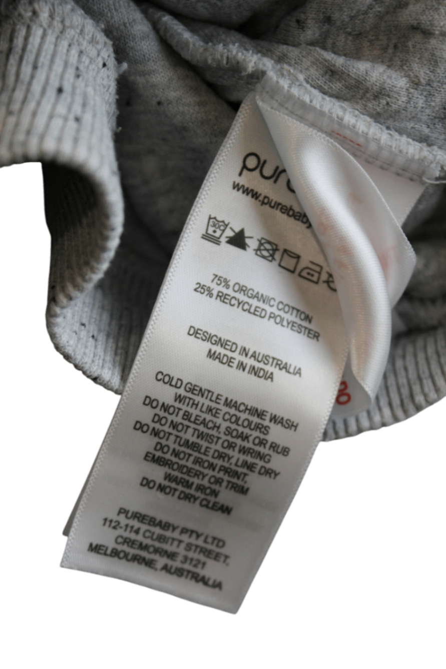 Purebaby Jumper, Grey, 4