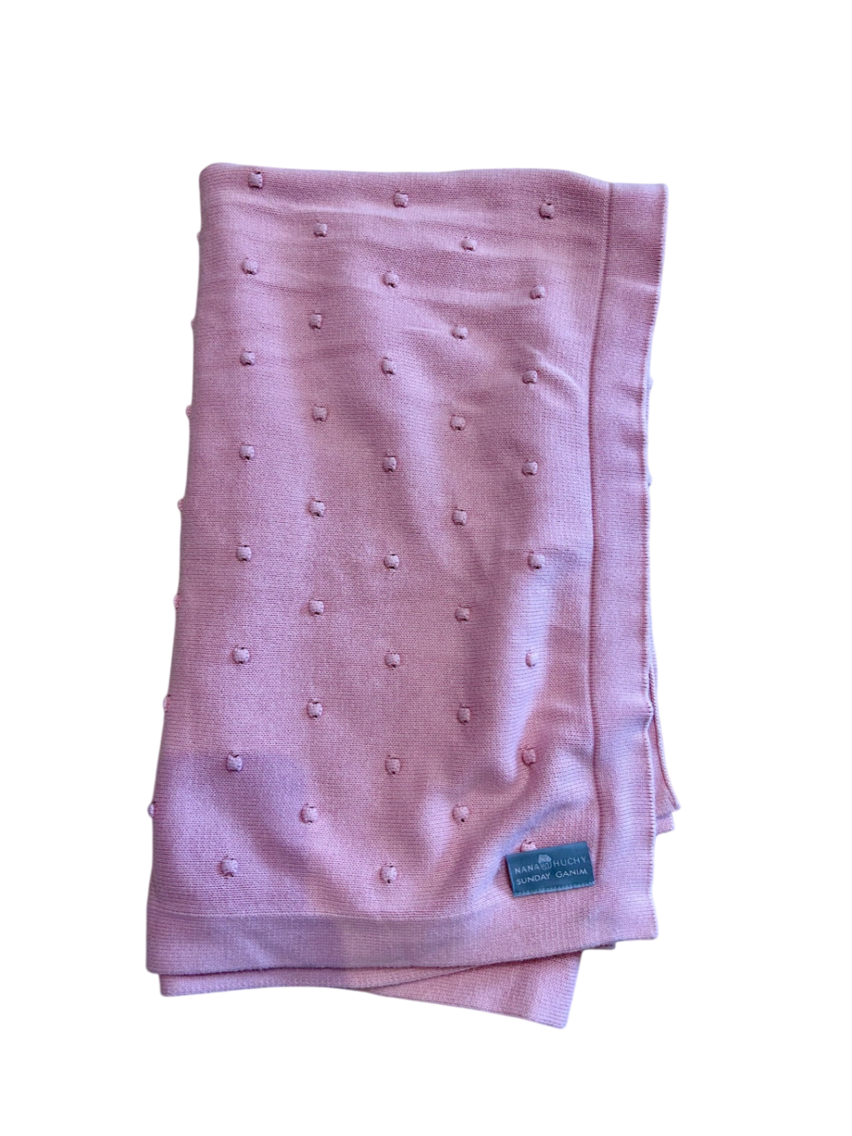 Nana Huchy Blanket, Pink, Approx 100 x 100