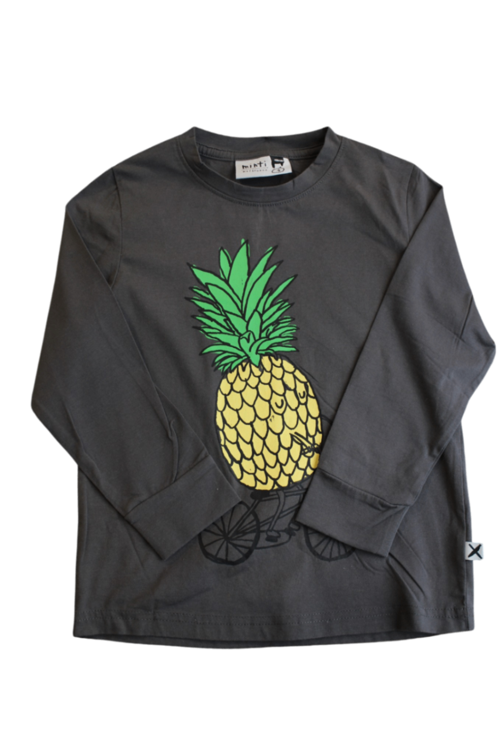 Minti Long-Sleeve T-Shirt, Charcoal Grey, 4