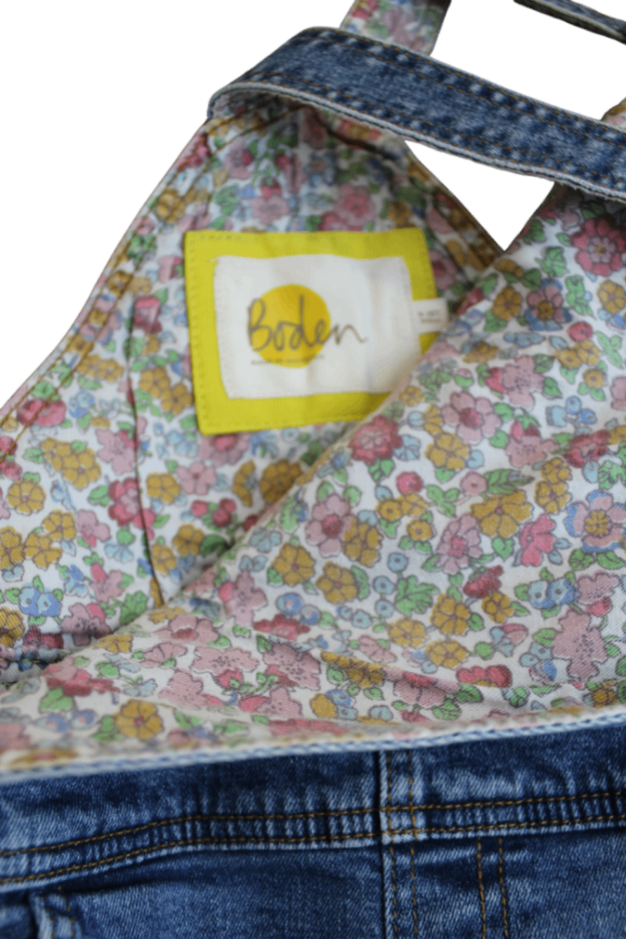 Mini Boden Overalls, Blue, 9-10